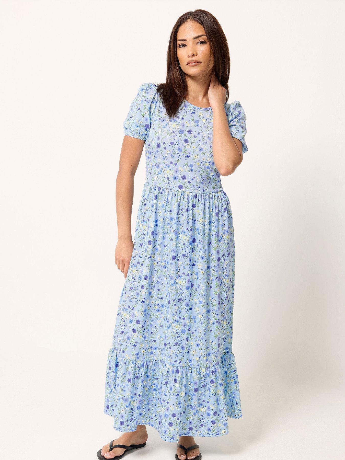 petite flowy dress Long Chiffon Prom Dress with Multi-Way Neckline– PromGirl