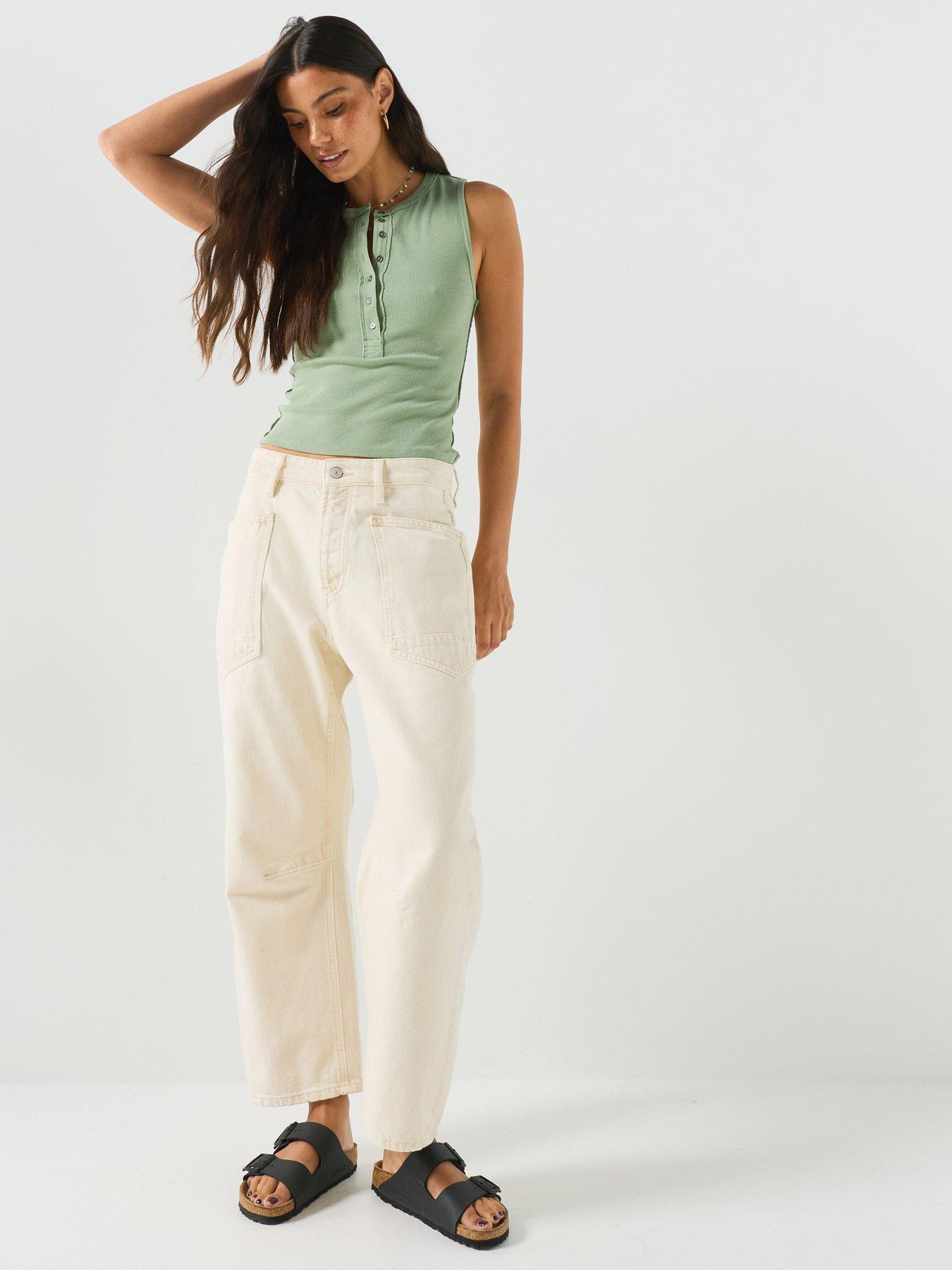 Image 3 of 6 of FREE PEOPLE Jamie Henley Tank - Green