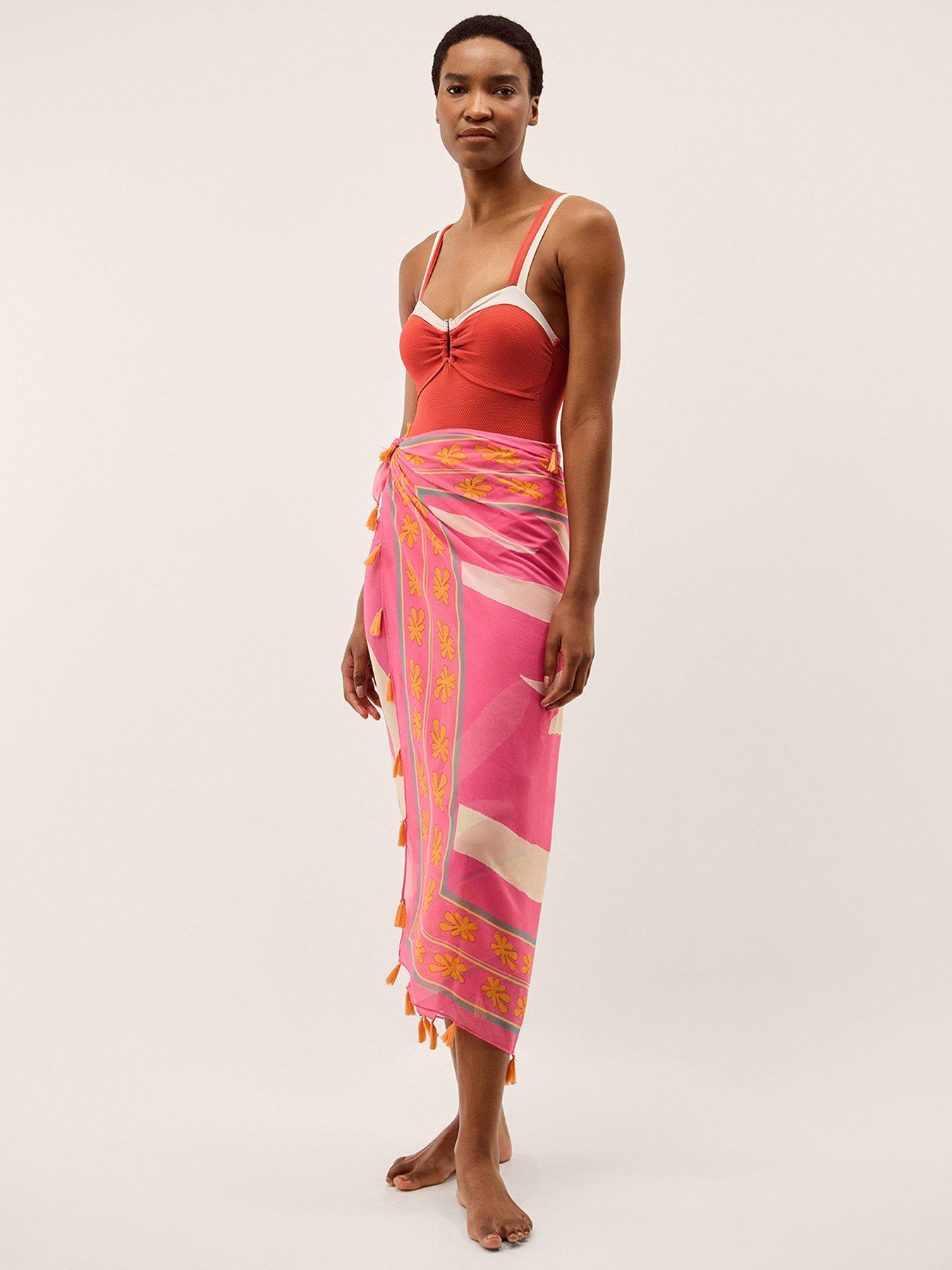 Image 3 of 4 of Monsoon Sabrina Swimsuit - Orange