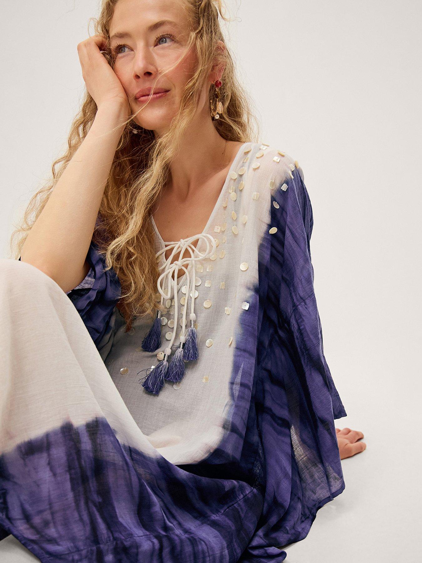 Image 3 of 4 of Monsoon Elise Kaftan
