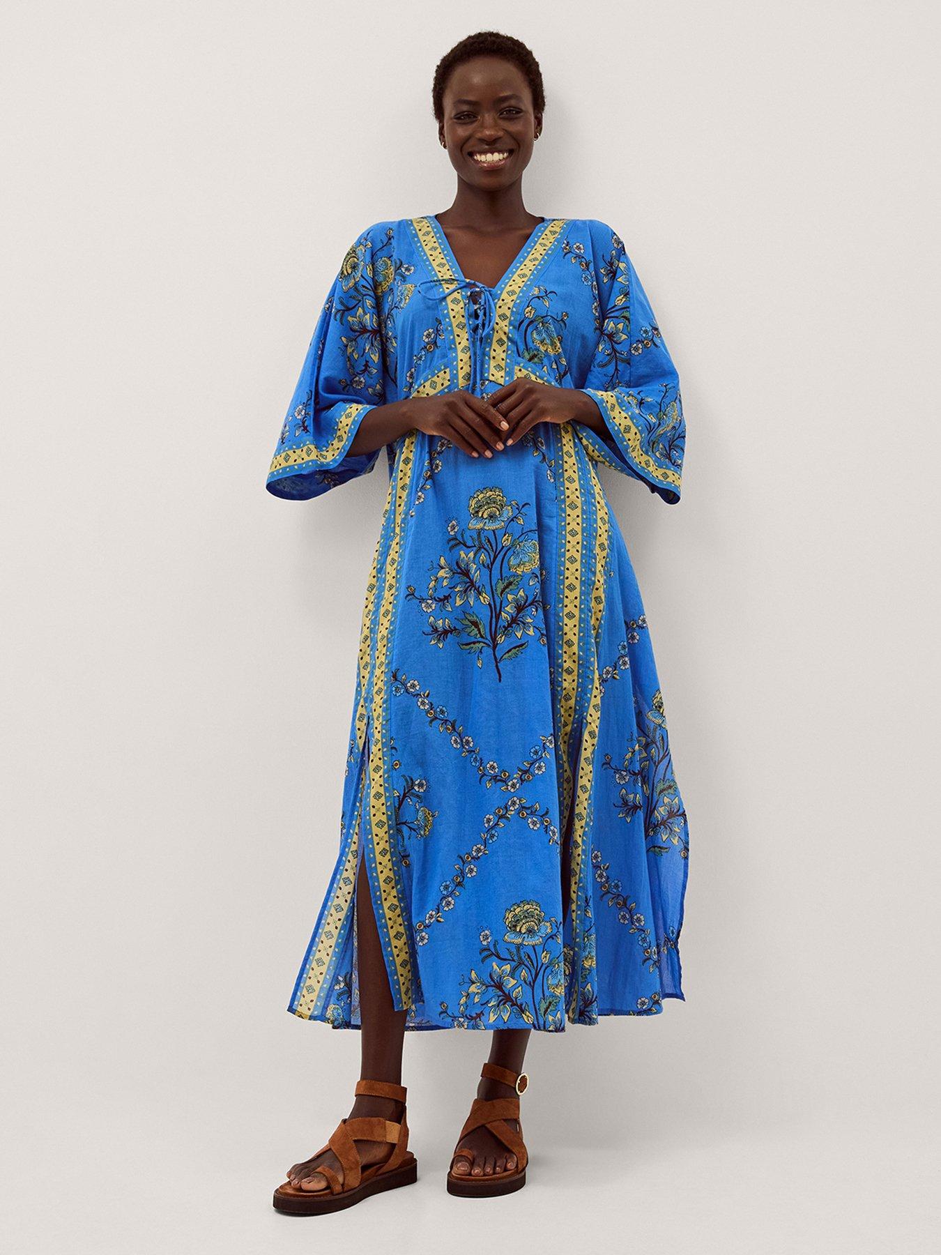 Image 1 of 5 of Monsoon Amiee Kaftan