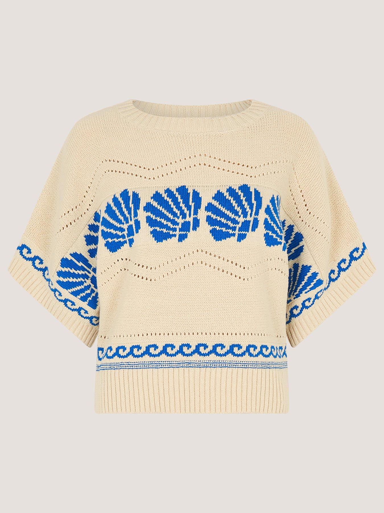 Image 5 of 5 of Monsoon Safi Shell Jumper - Cream