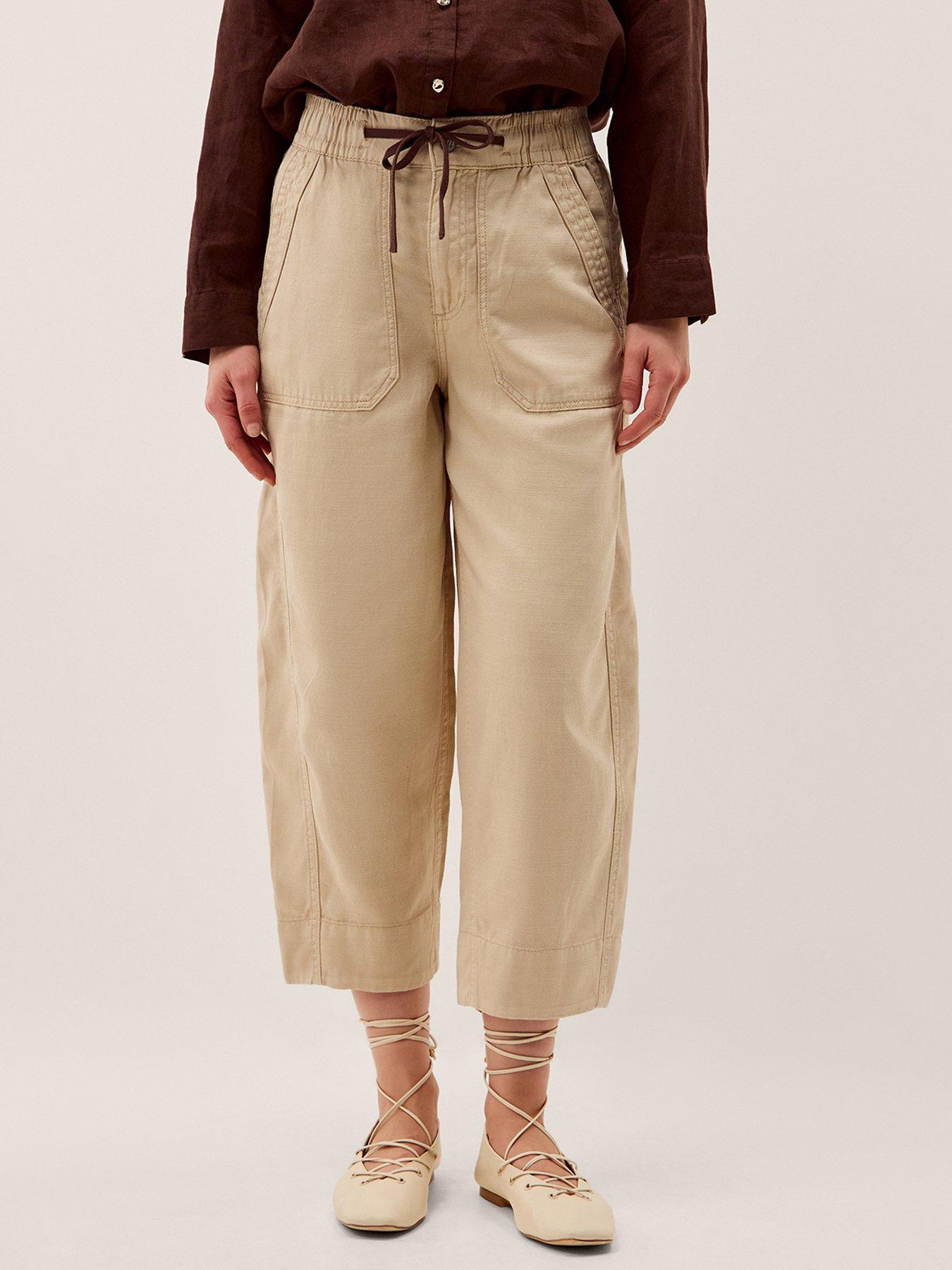 Monsoon Megan Twill Barrel - Brown