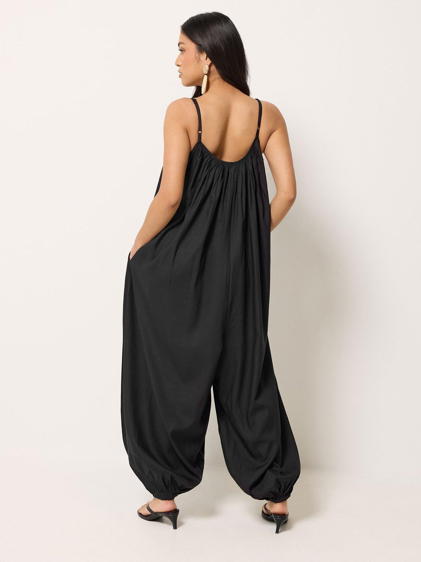 Image 2 of 4 of PixieGirl Petite Balloon Detail Jumpsuit