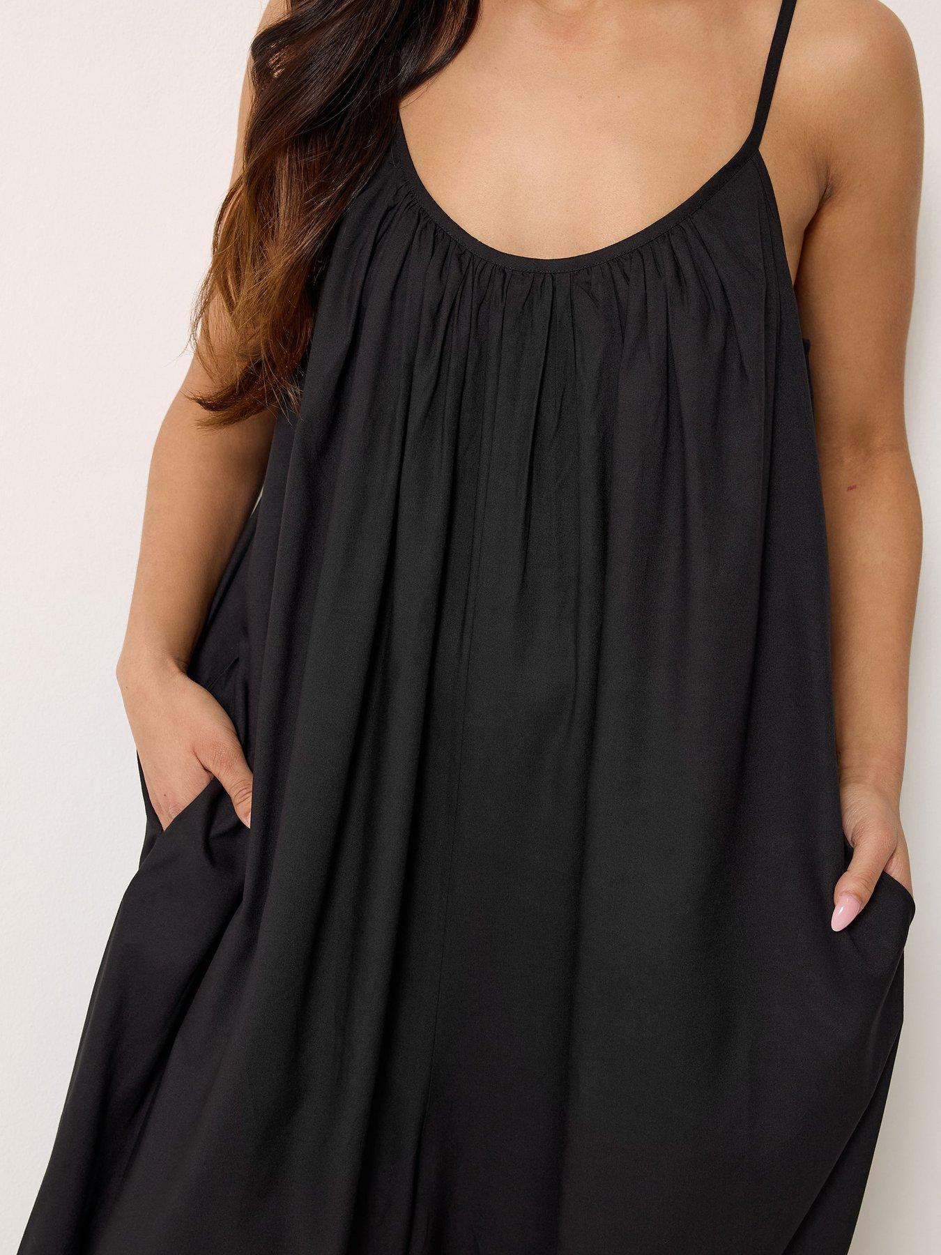 Image 4 of 4 of PixieGirl Petite Balloon Detail Jumpsuit