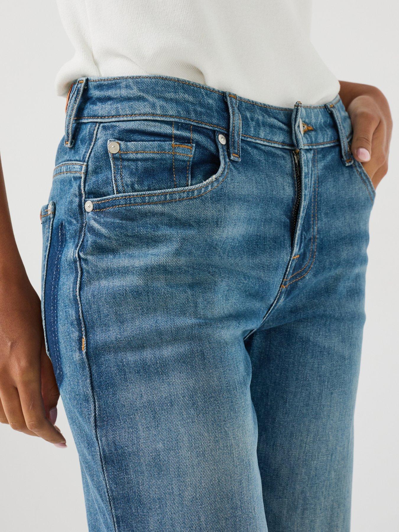 Image 5 of 6 of 7 FOR ALL MANKIND Comfort Calie Straight Jeans - Core Blue