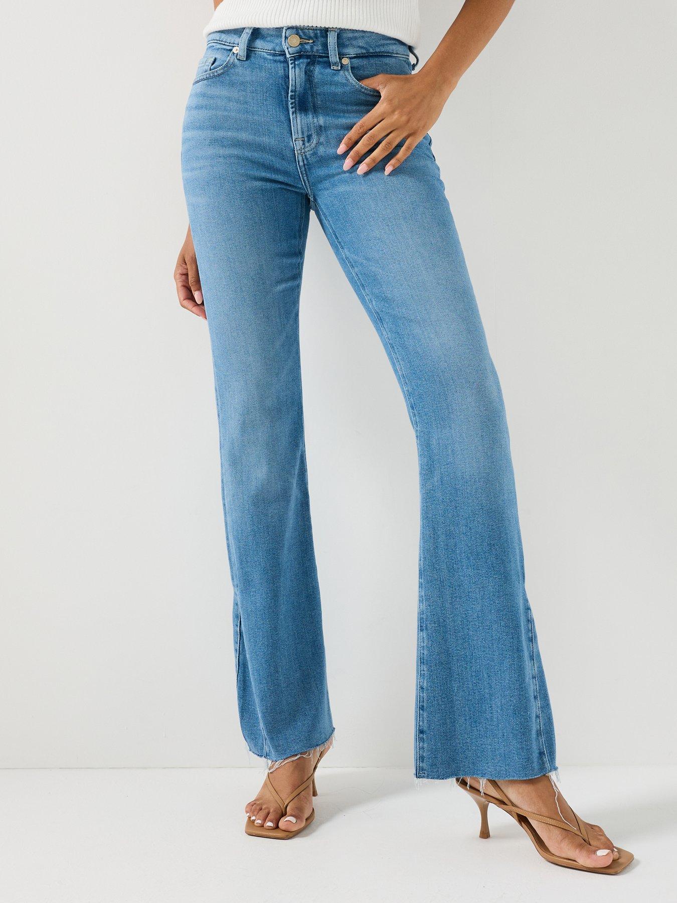 7 For All Mankind Slim Illusion The Leggy Bootcut In Bluehaven