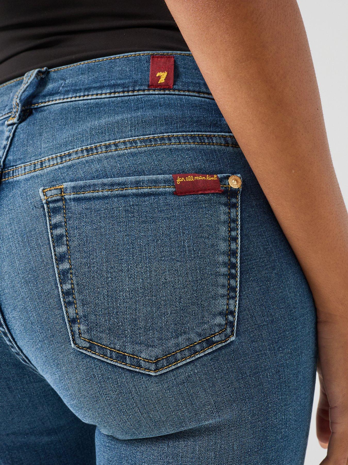 Image 6 of 6 of 7 FOR ALL MANKIND Roxanne Skinny Jeans - Blue