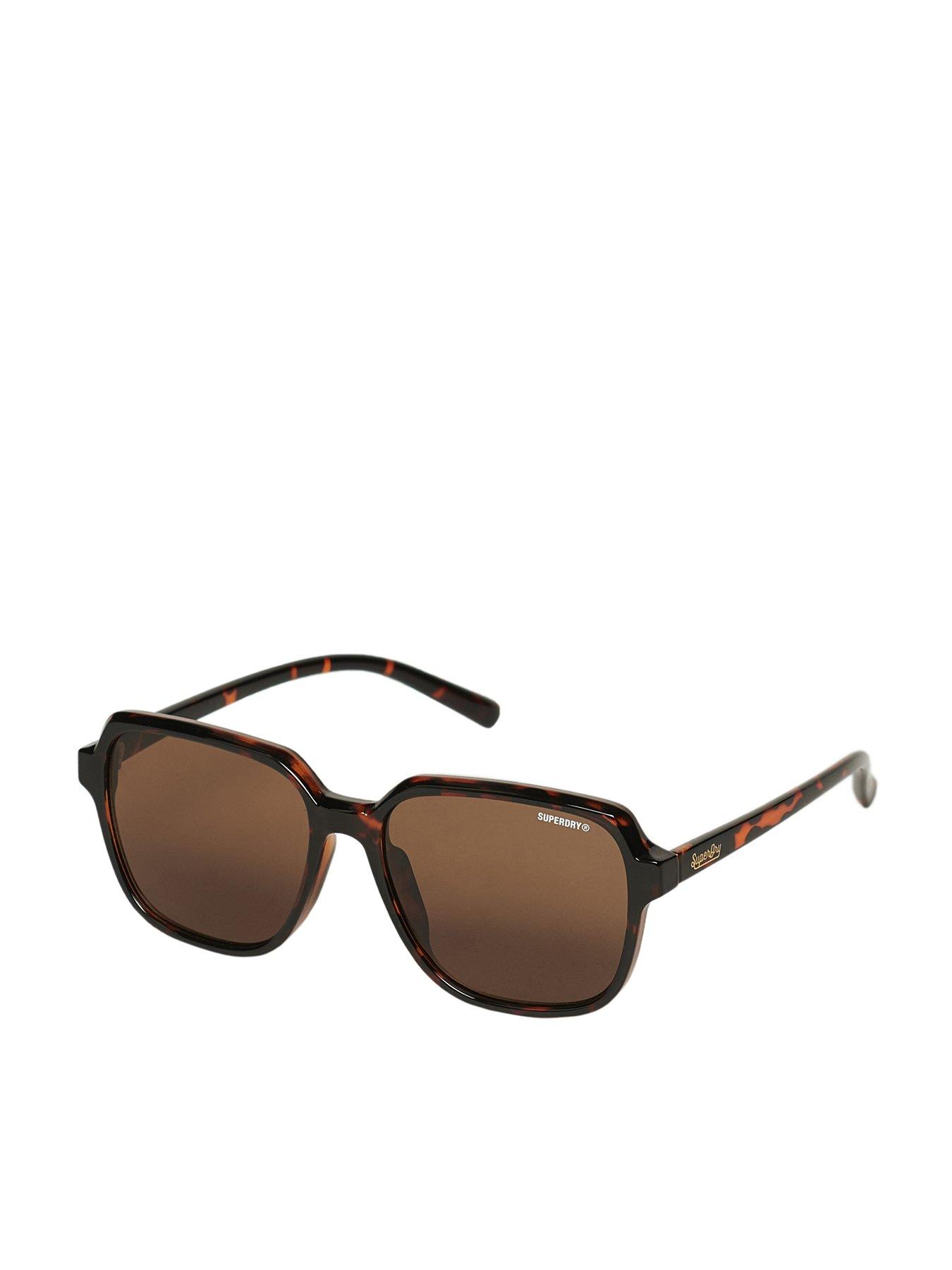 Superdry Oversized Square Sunglasses - Brown