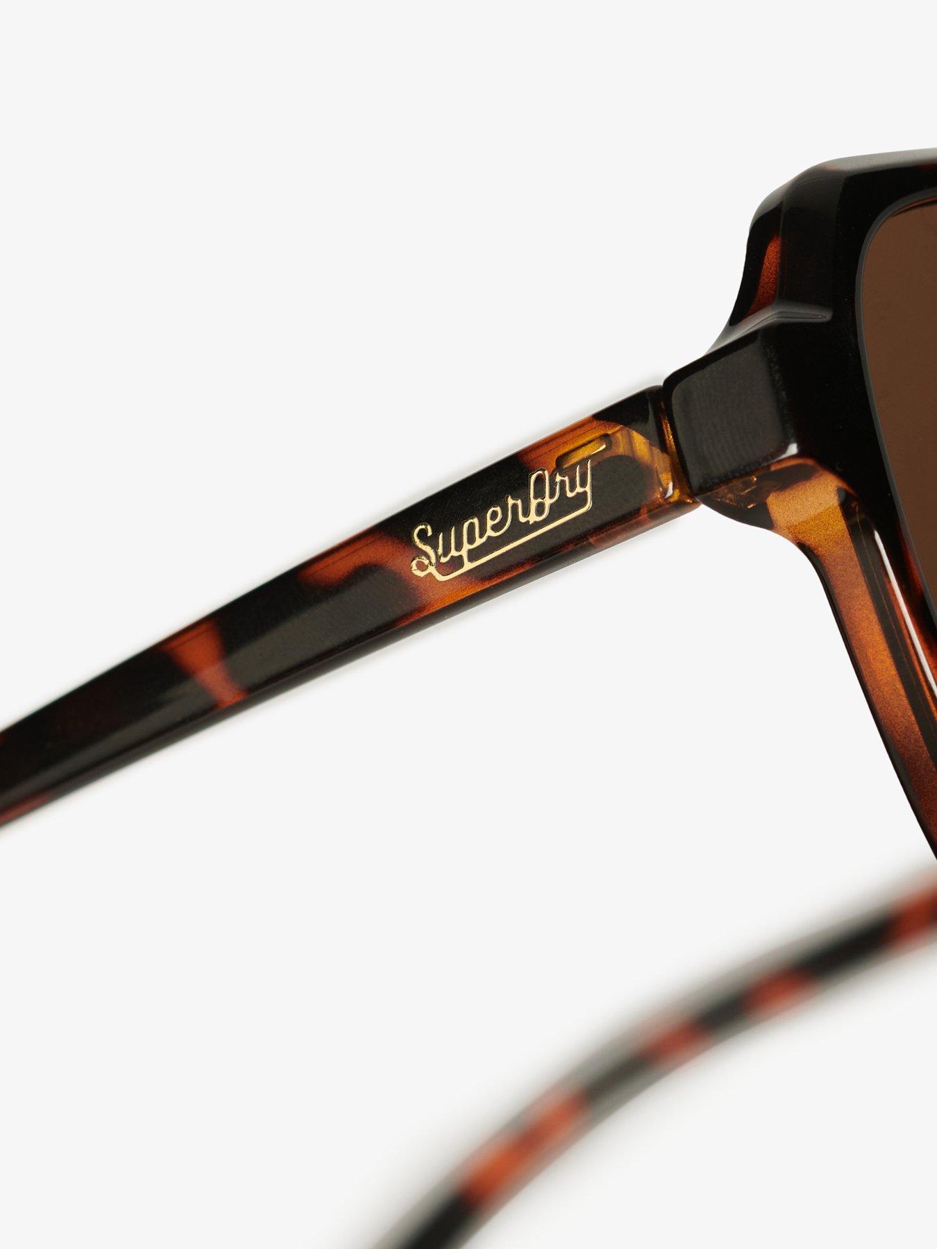 Image 3 of 4 of Superdry Oversized Square Sunglasses - Brown