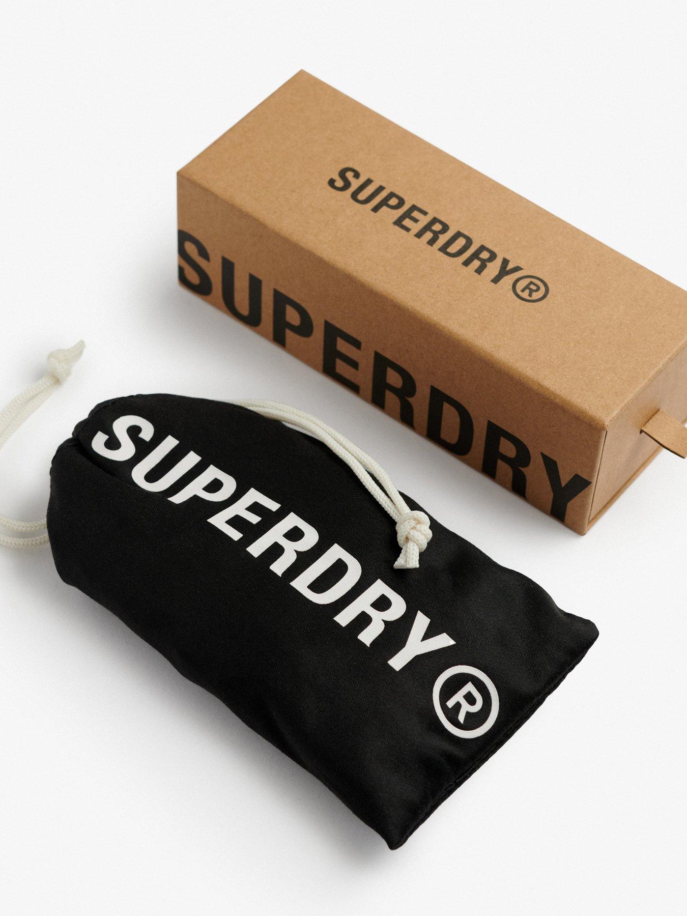 Image 7 of 7 of Superdry Round Frame Sunglasses - Black