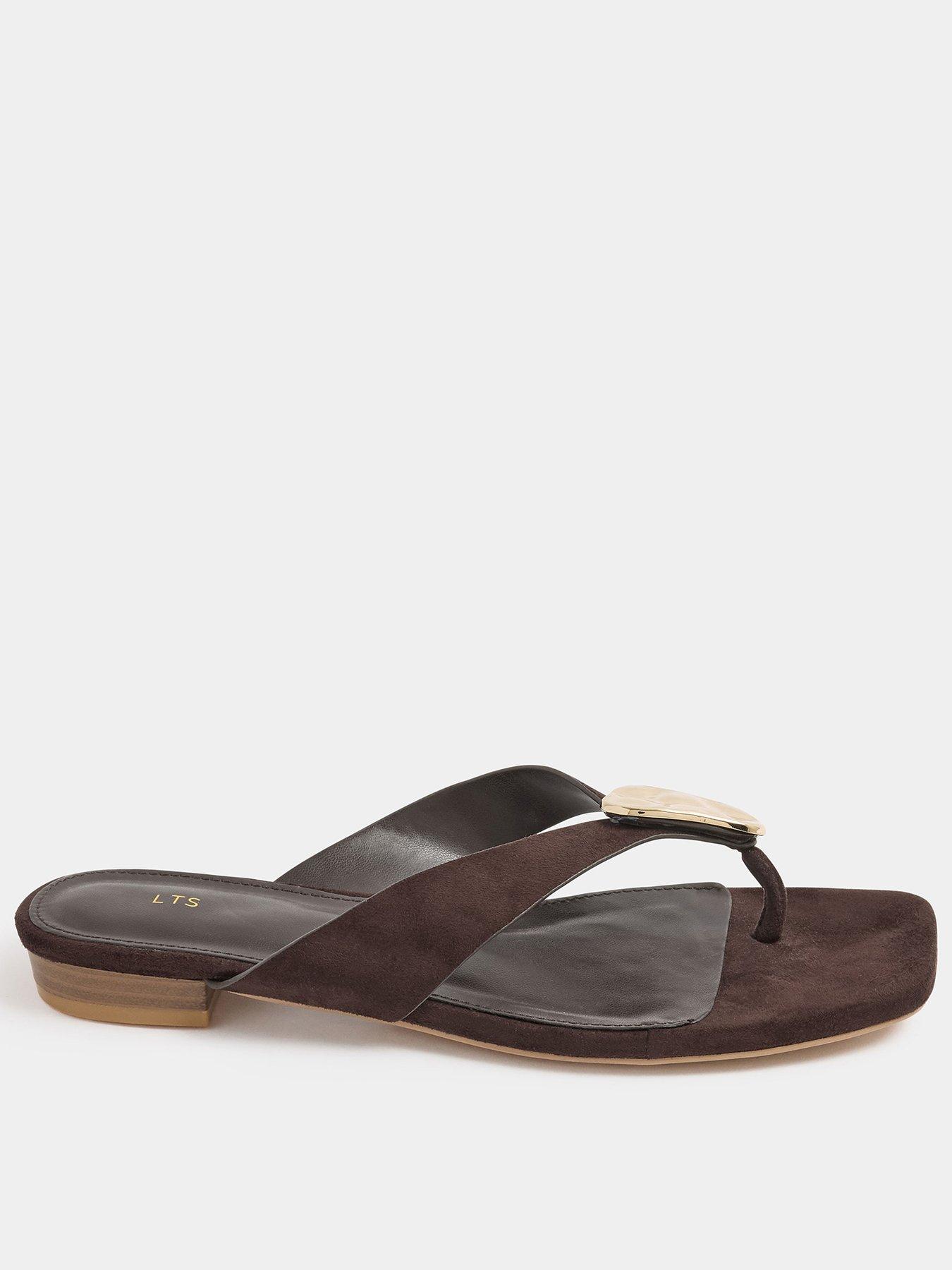 Long Tall Sally Hammered Trim Sandals