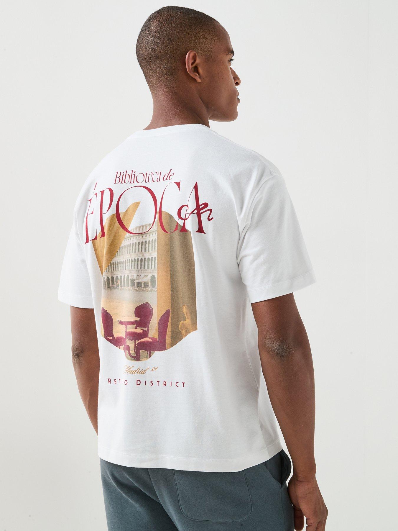 Jack & Jones Salamanca Photo Back Graphic T-Shirt - White