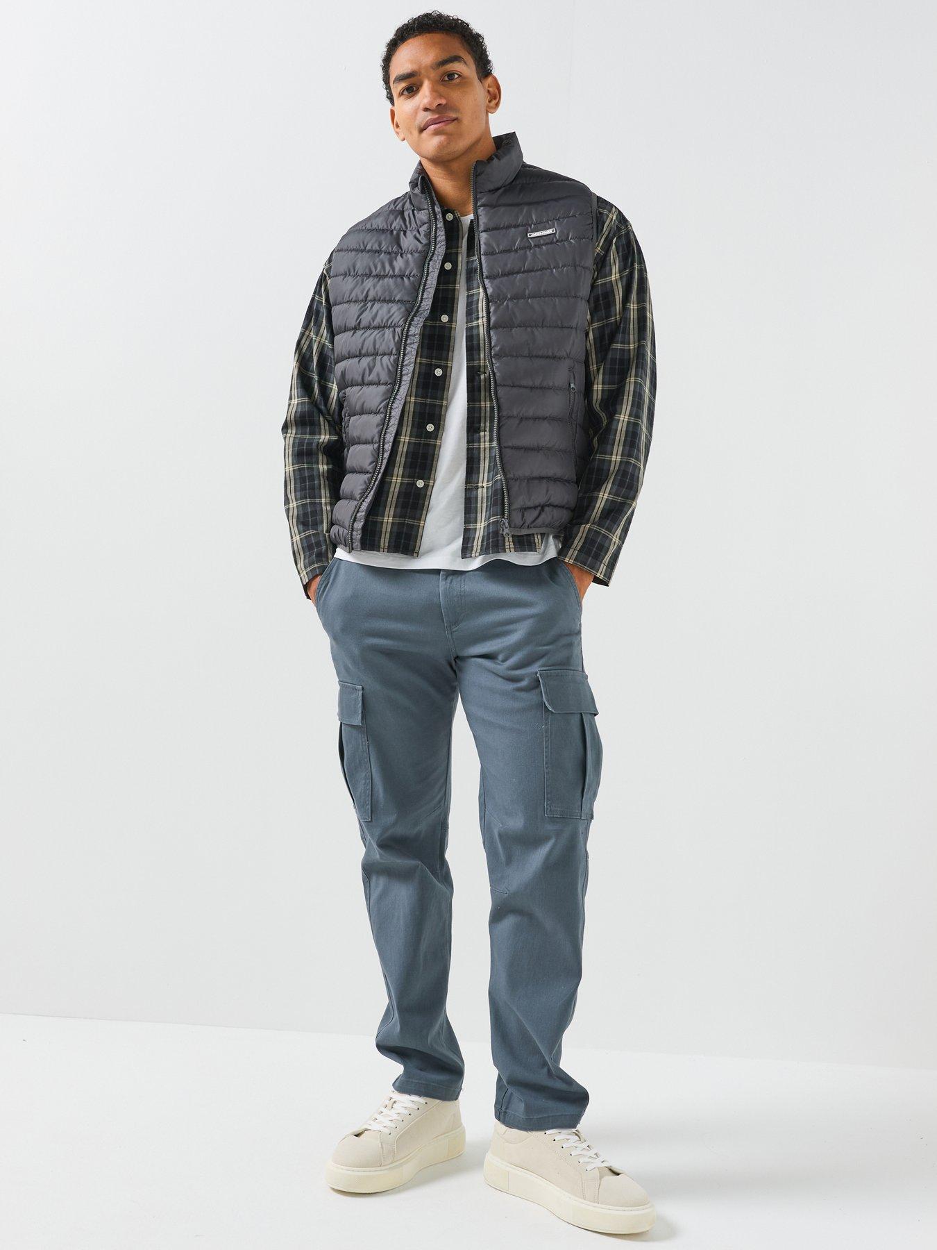Image 3 of 6 of Jack & Jones Elvis Light Gilet With Collar - Grey