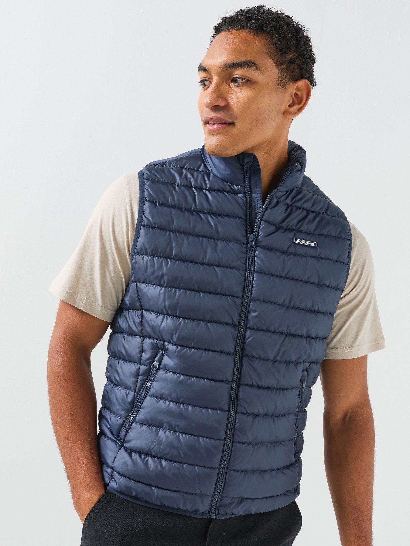 Jack & Jones Men's Navy Elvis Light Bodywarmer Gilet - Size 38/Regular - Image 2