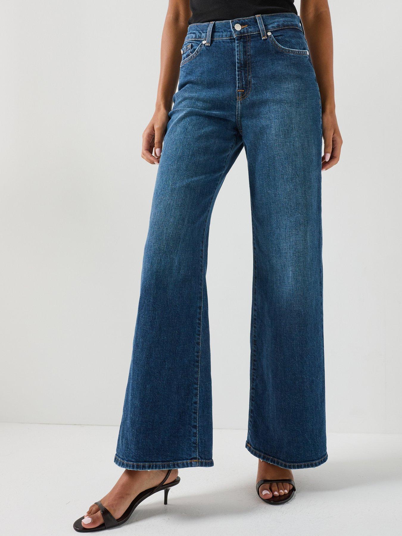 Image 1 of 6 of 7 FOR ALL MANKIND Lotta Tailorless Comfort Jeans - Blue
