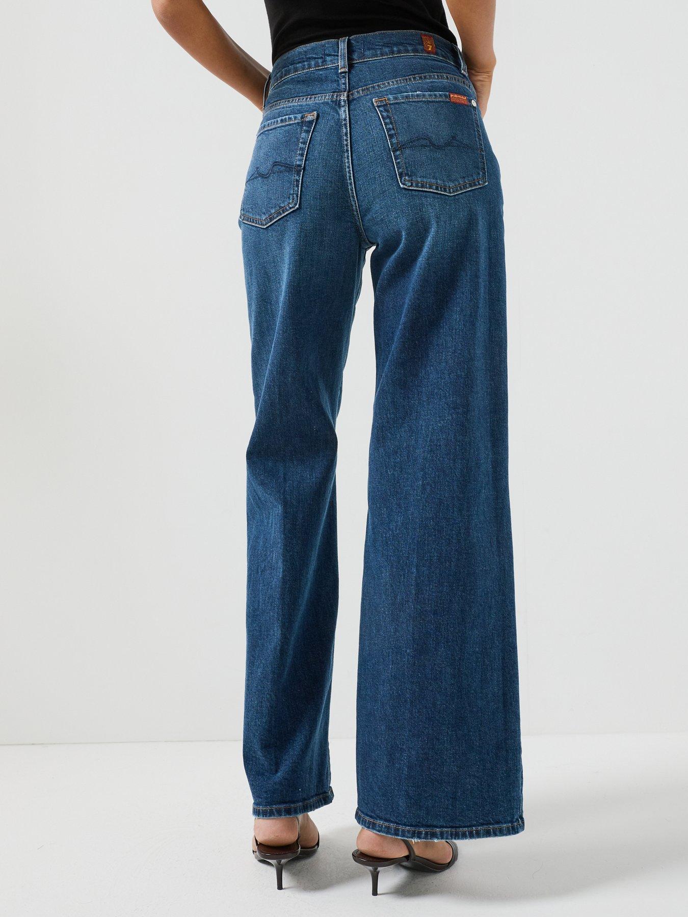 Image 2 of 6 of 7 FOR ALL MANKIND Lotta Tailorless Comfort Jeans - Blue