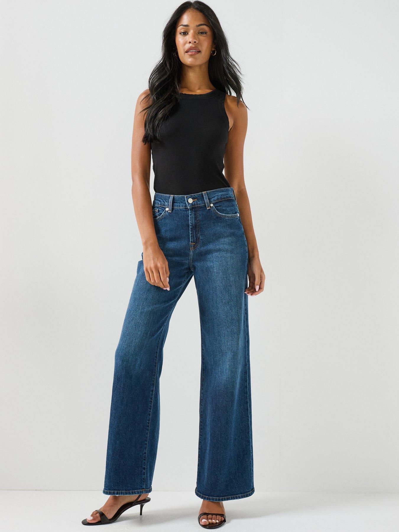 Image 3 of 6 of 7 FOR ALL MANKIND Lotta Tailorless Comfort Jeans - Blue