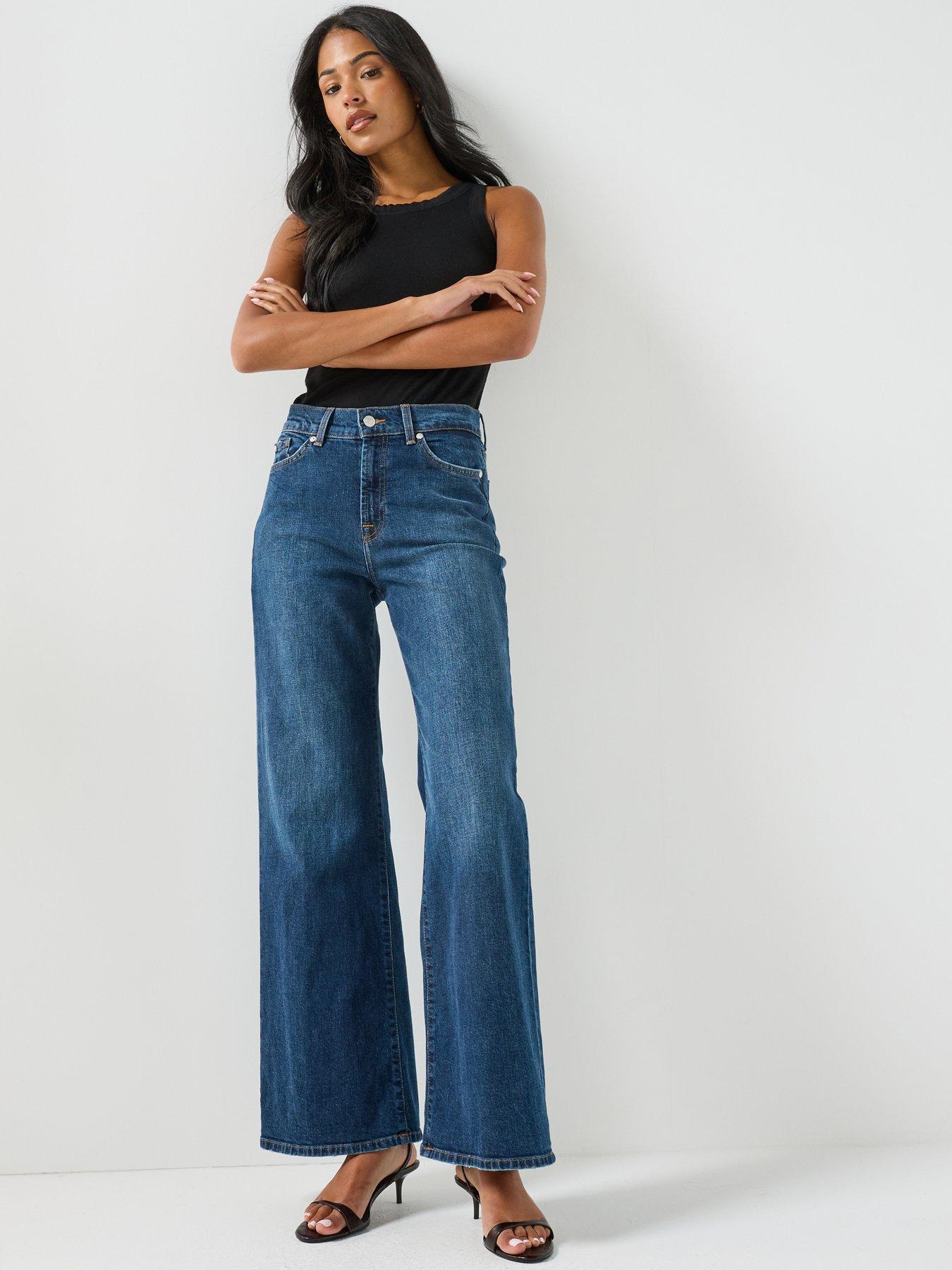 Image 4 of 6 of 7 FOR ALL MANKIND Lotta Tailorless Comfort Jeans - Blue