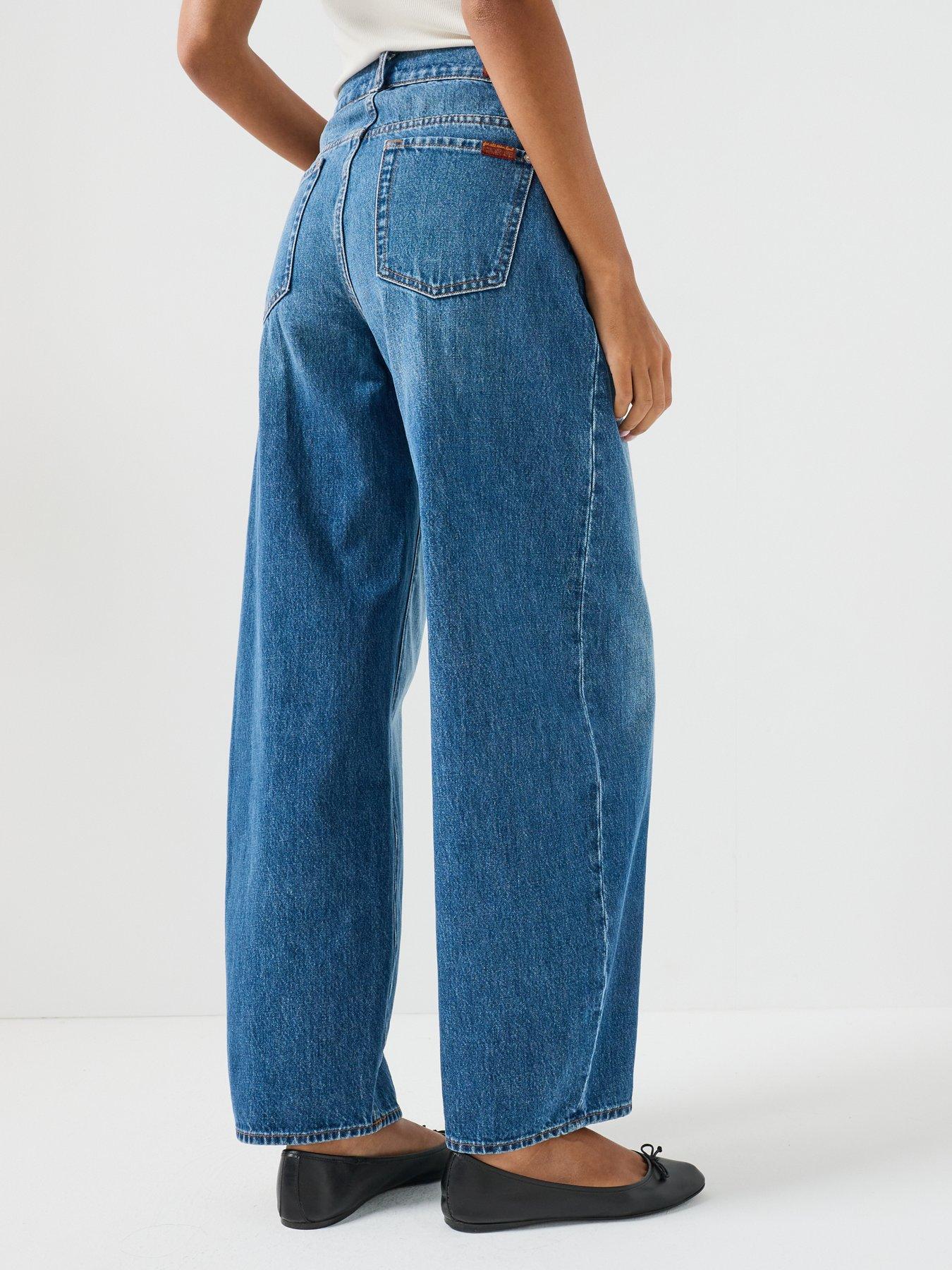 Image 2 of 6 of 7 FOR ALL MANKIND Bonnie Curvilinear Rigid Jeans - Blue