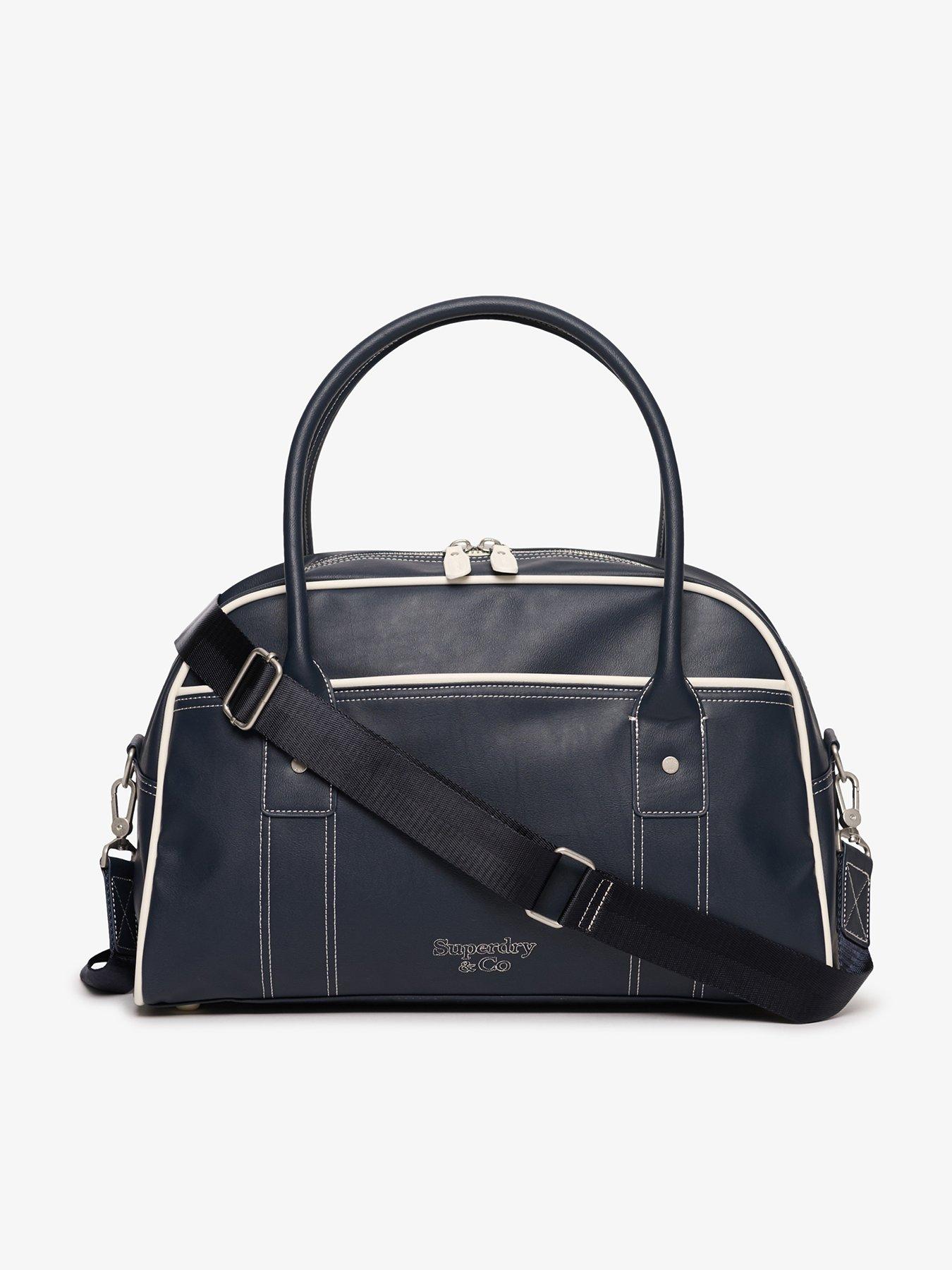 Image 1 of 6 of Superdry Vintage Bowling Bag - Navy