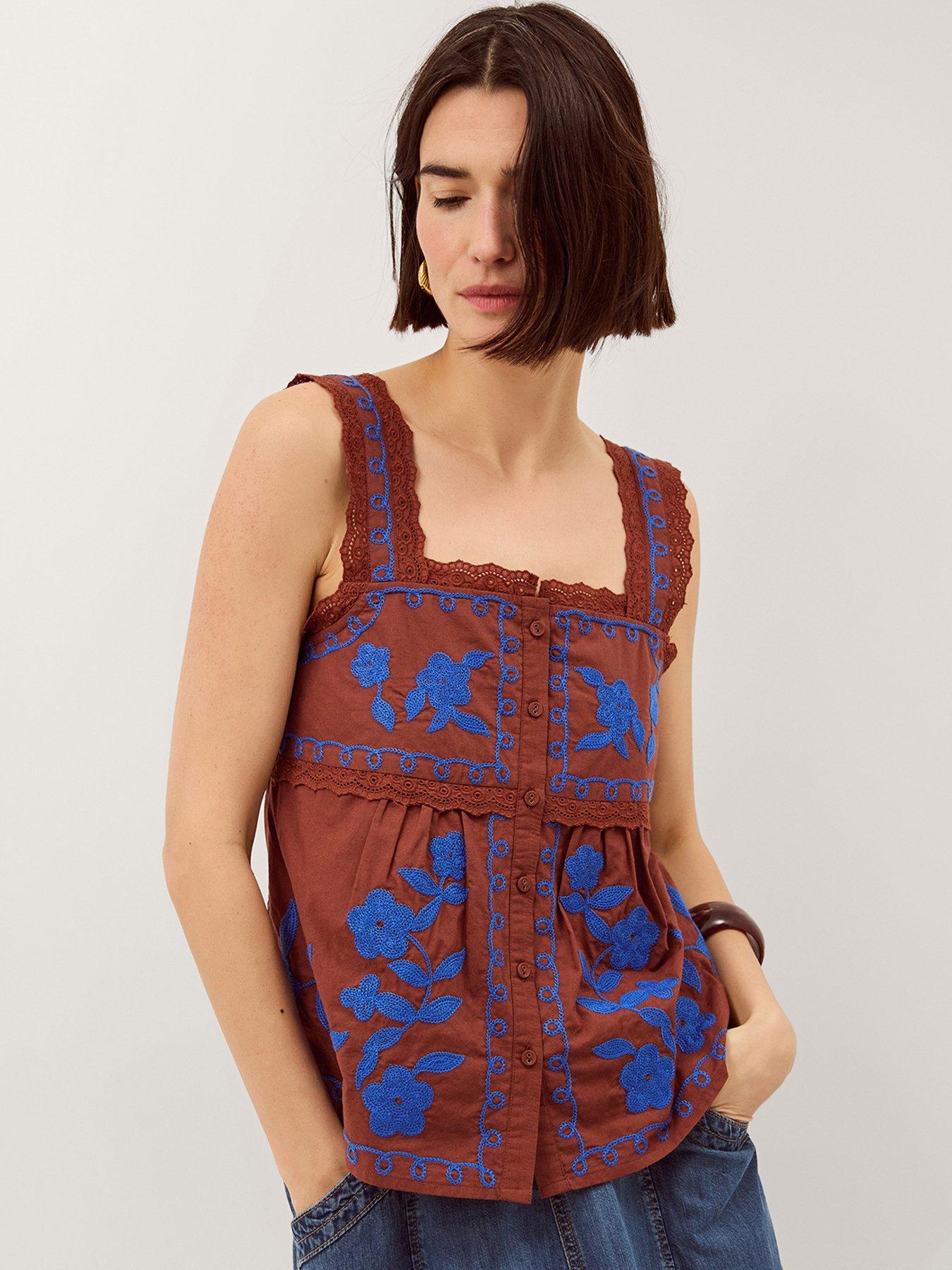 Monsoon Madison Emb Cami