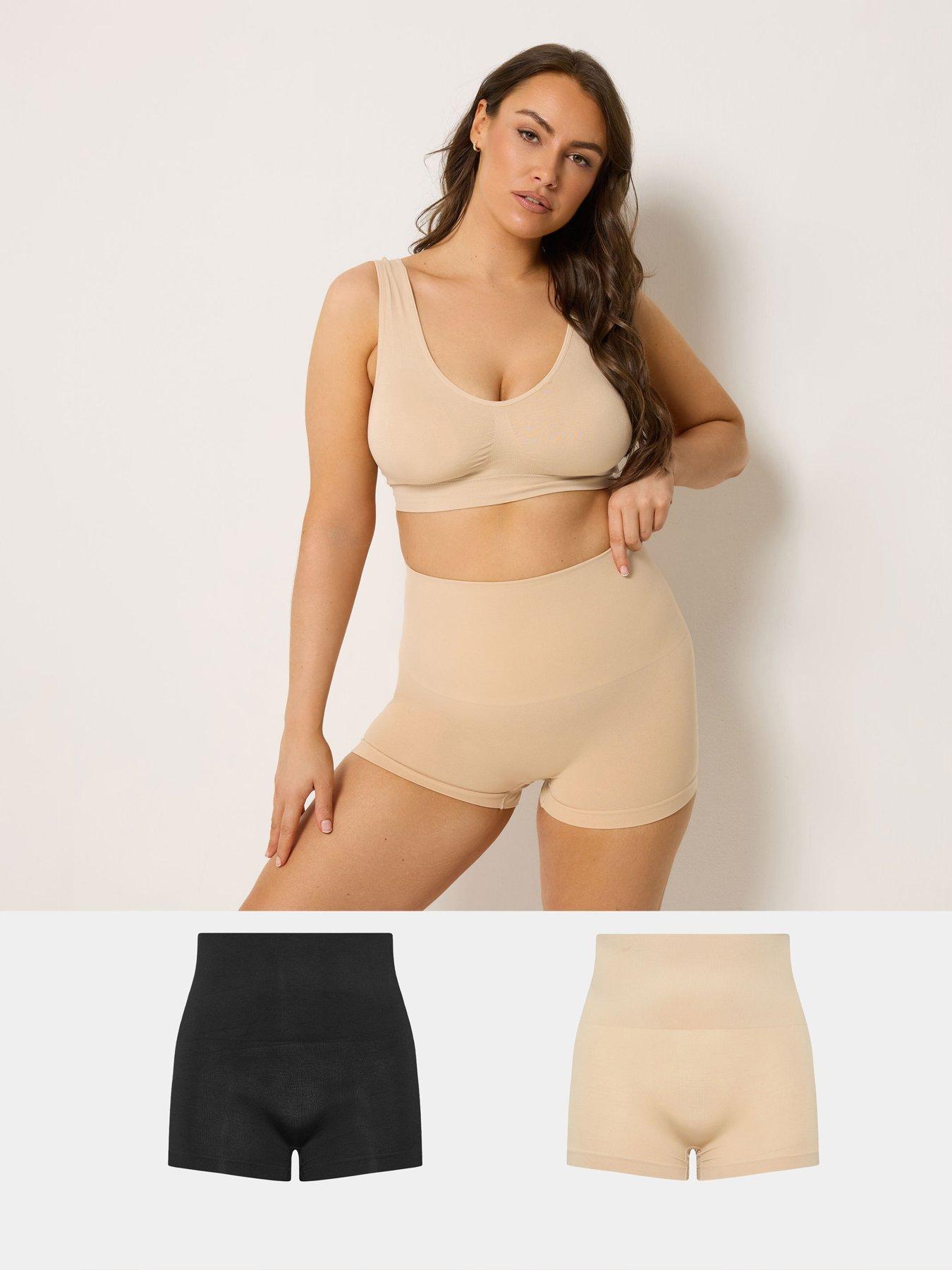 Yours Curve 2 Pack Seamless Control Shorts