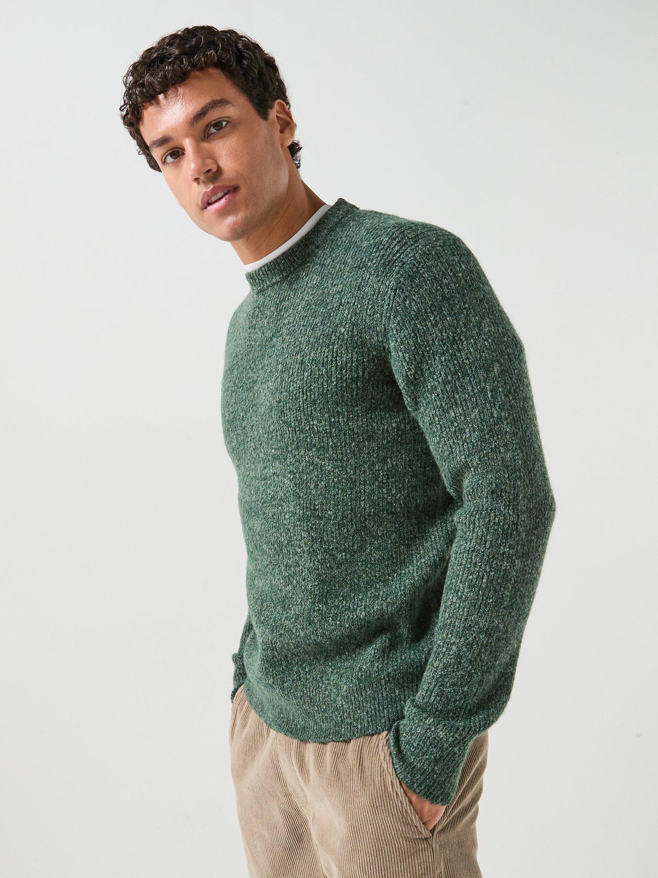 Jack & Jones Frederiksberg Ollie Textured Knitted Jumper - Green