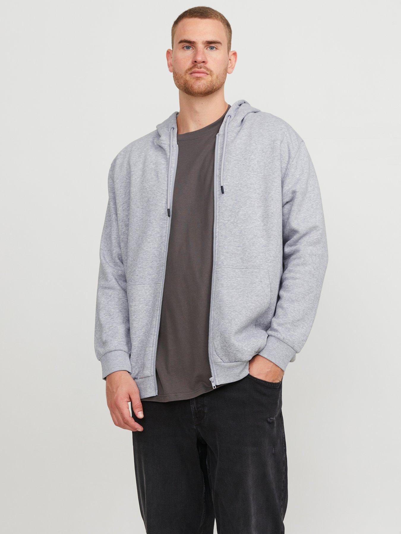 JACK & JONES Regular Fit Hoodie Jacket Zip Pullover Sweater Uni Bradley | Relaxed fit, plain, long sleeves, casual, at max. Wash at 40°C - Image 3