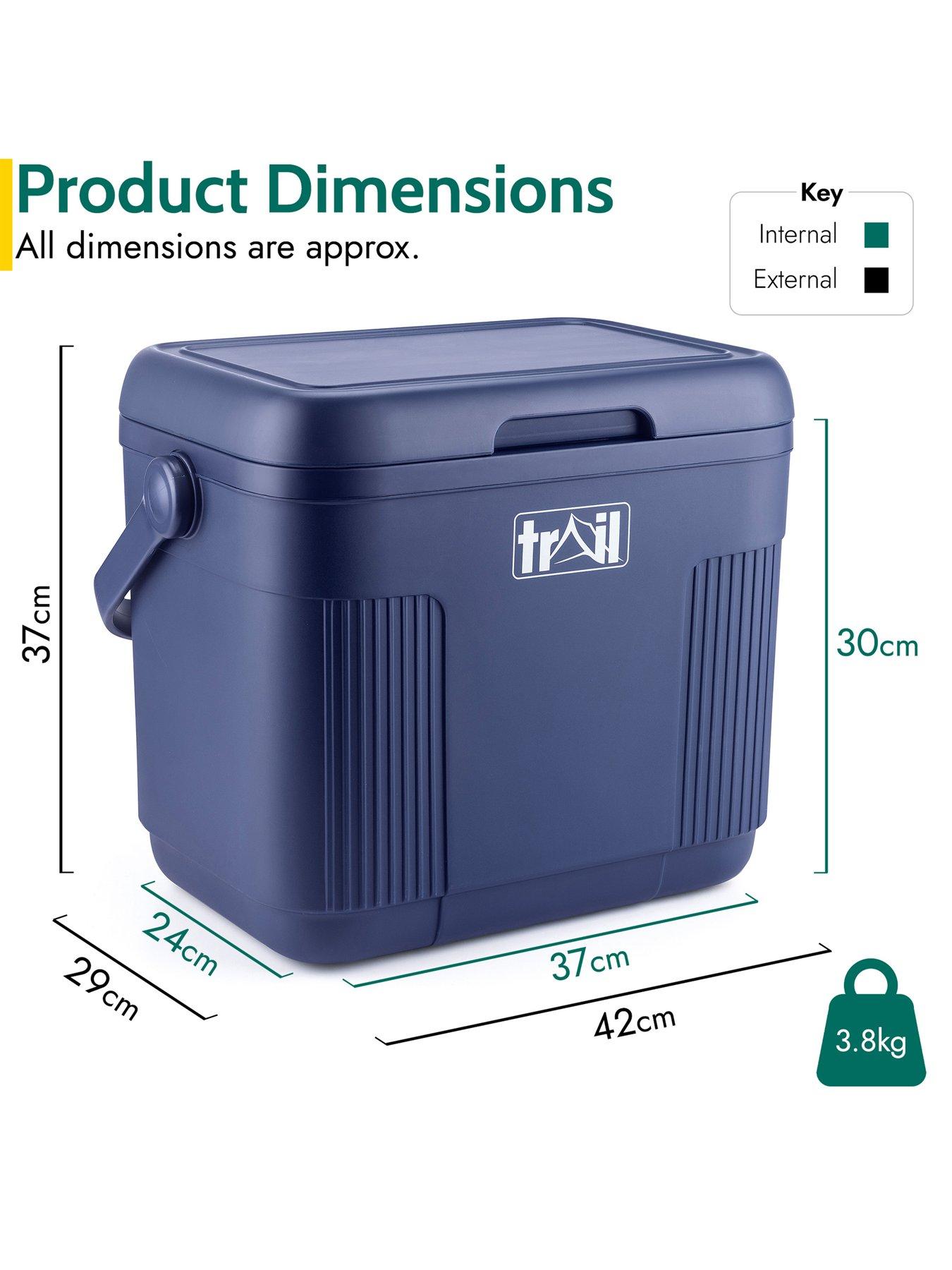 Image 7 of 7 of Trail 22L Medium Cool Box - Dark Blue