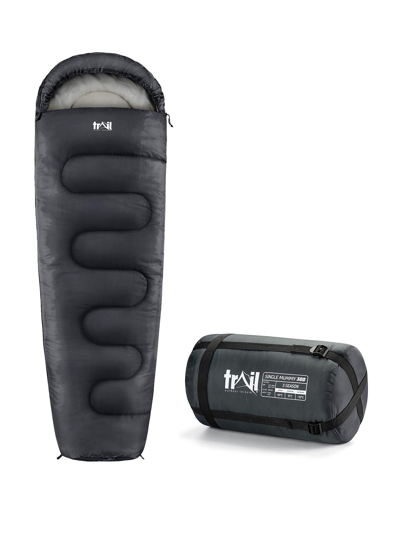Image 1 of 7 of Trail Mummy Sleeping Bag - 300gsm, Grey
