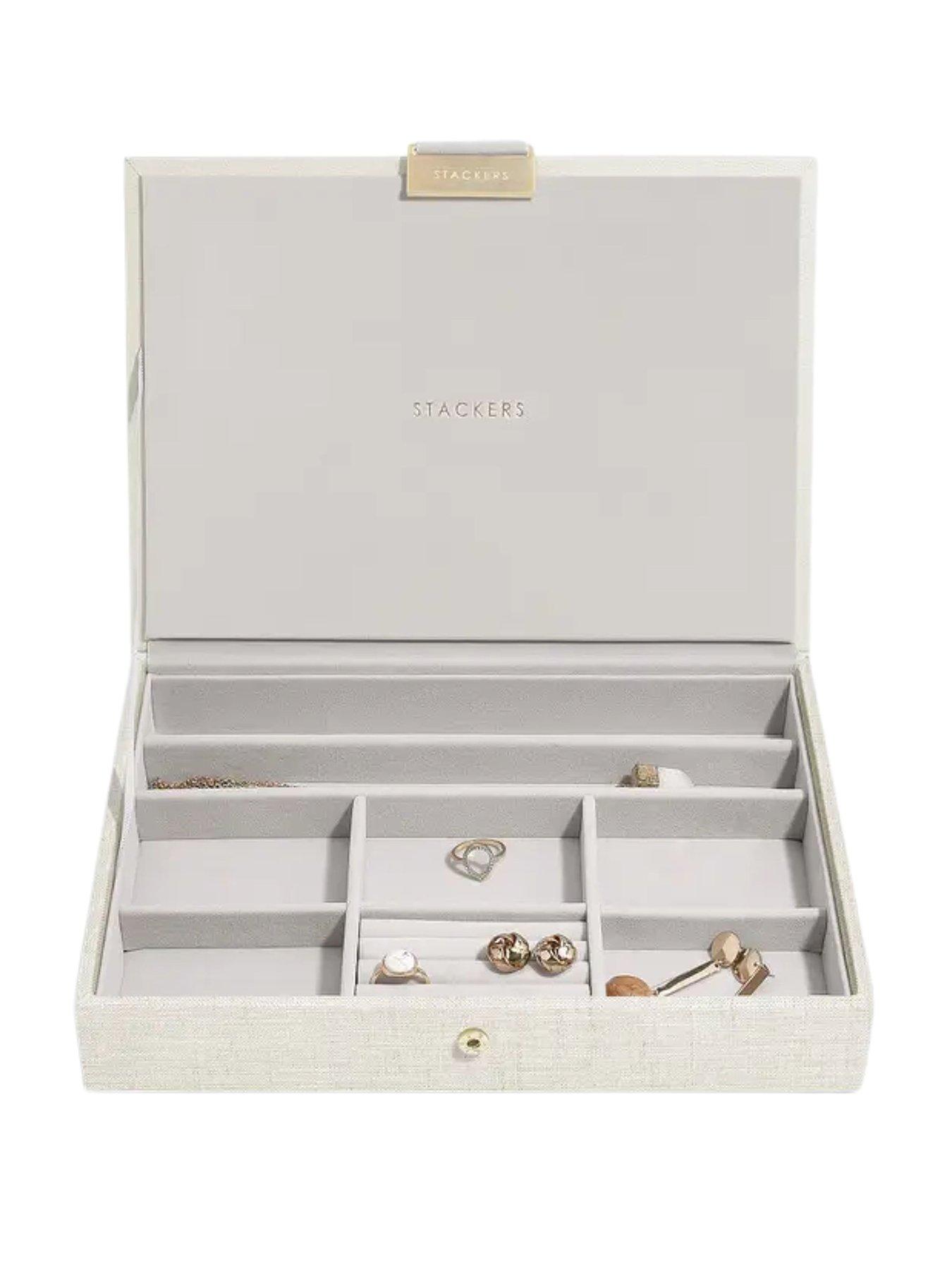 Stackers Oatmeal & Linen Classic Jewellery Box Lid