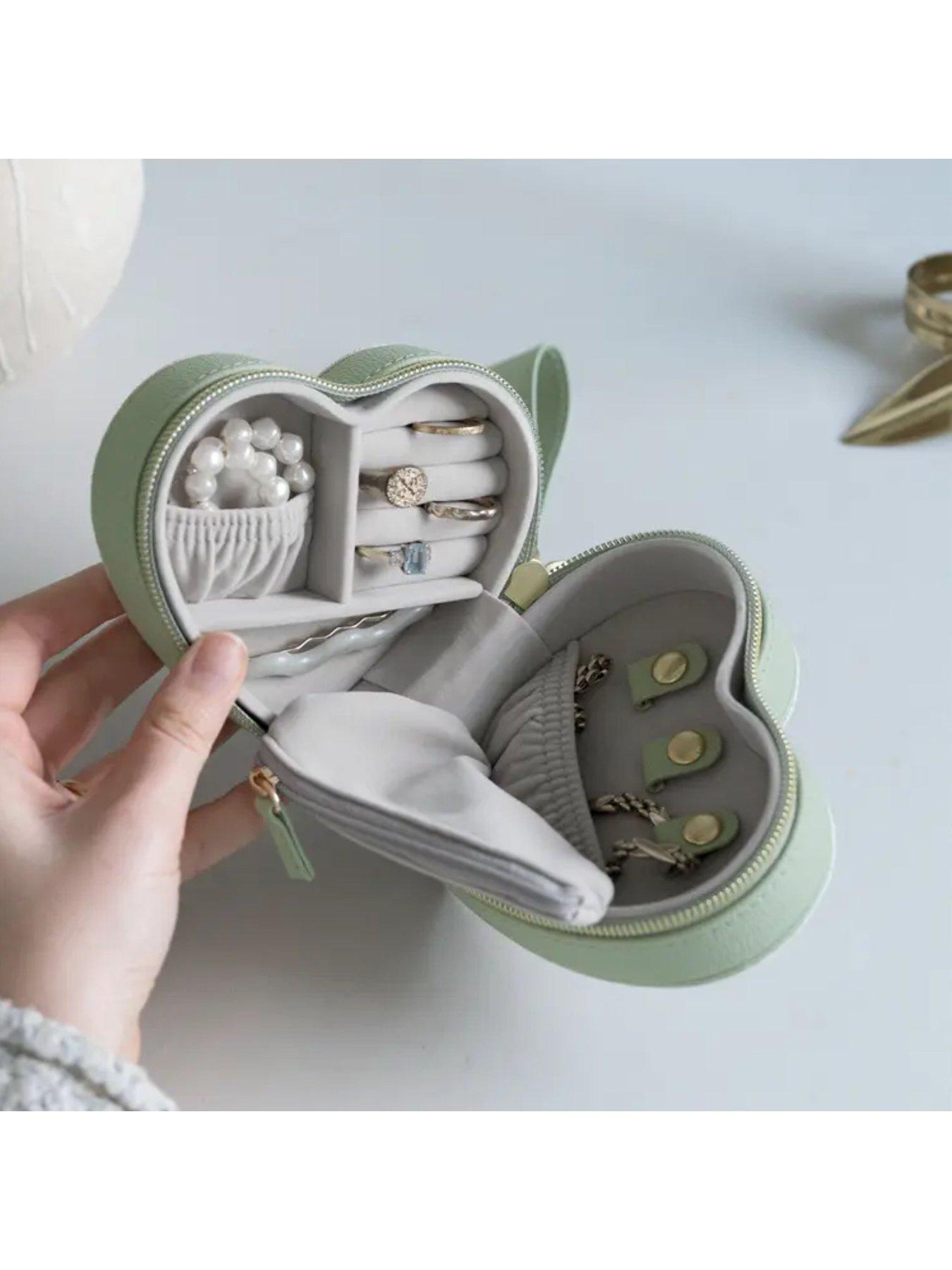 Image 2 of 3 of Stackers Green Mama Heart Jewellery Box