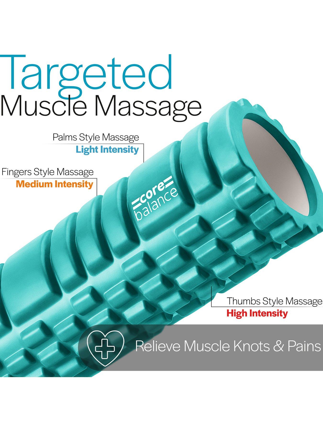 Image 3 of 7 of Core Balance Grid Foam Roller - Teal