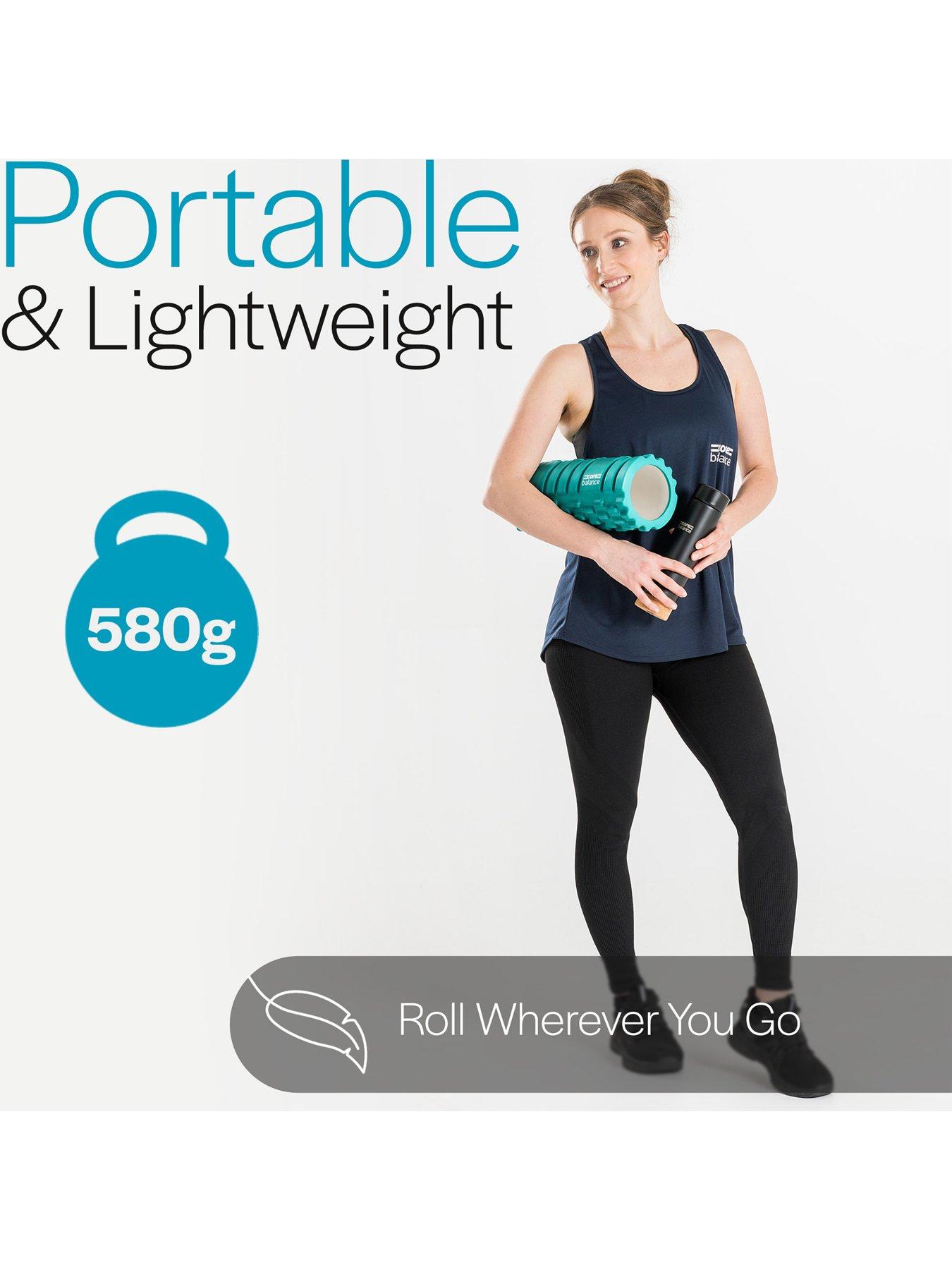 Image 5 of 7 of Core Balance Grid Foam Roller - Teal