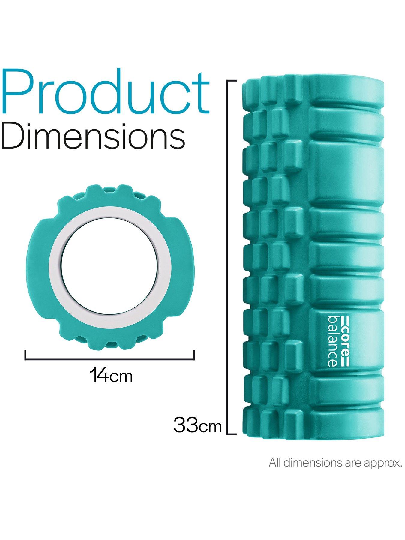 Image 7 of 7 of Core Balance Grid Foam Roller - Teal