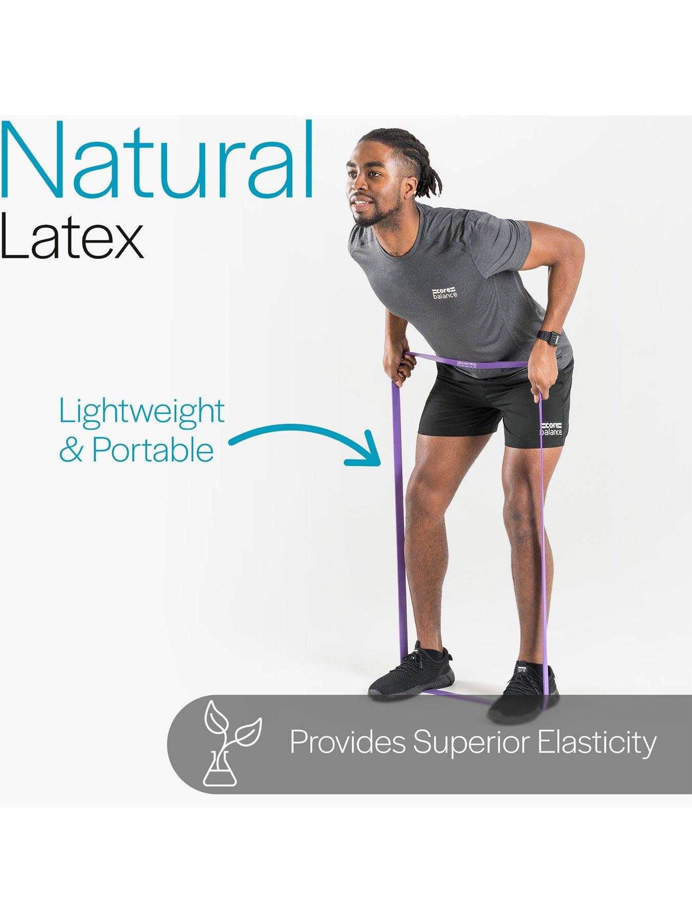 Core Balance 4-Piece Resistance Band Set - Light to Extra Heavy | Very
