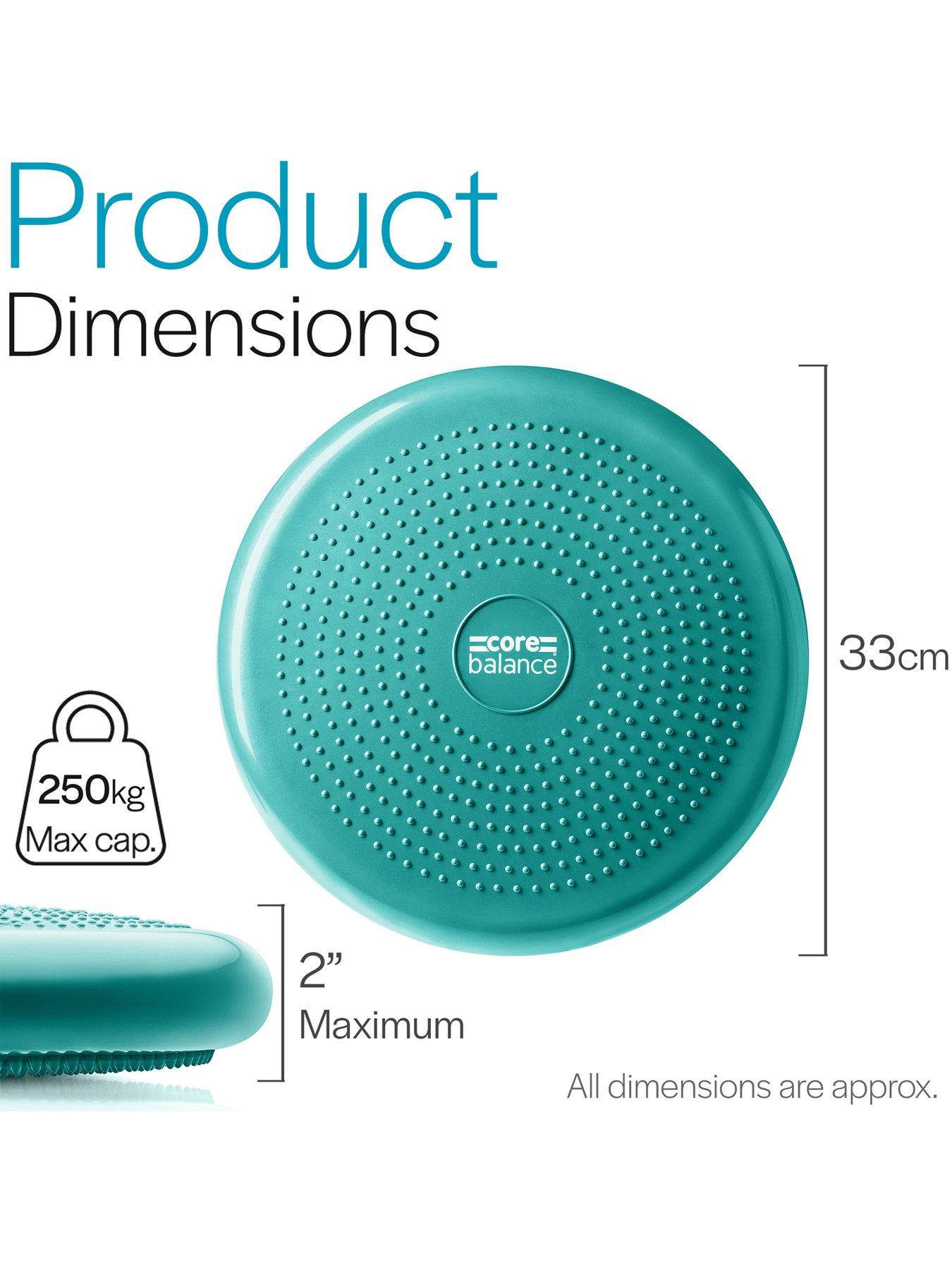 Image 6 of 6 of Core Balance Wobble Cushion - Teal