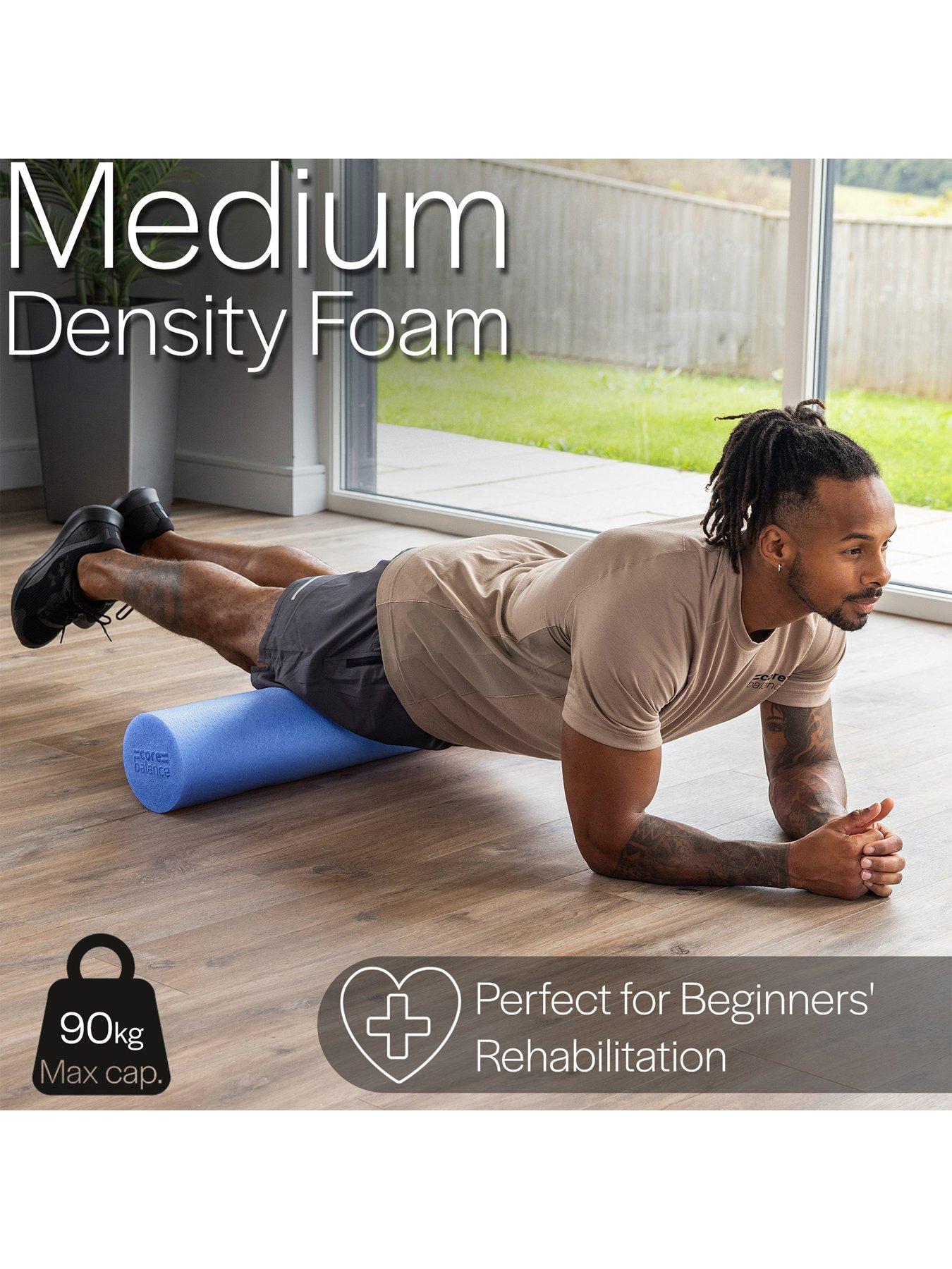 Image 3 of 7 of Core Balance 90cm Foam Roller - Medium Density, Blue