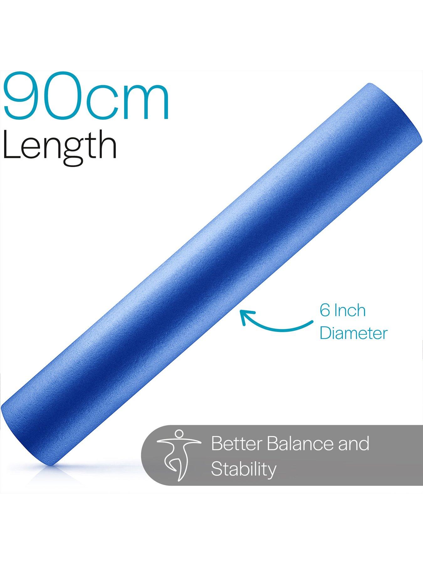 Image 4 of 7 of Core Balance 90cm Foam Roller - Medium Density, Blue