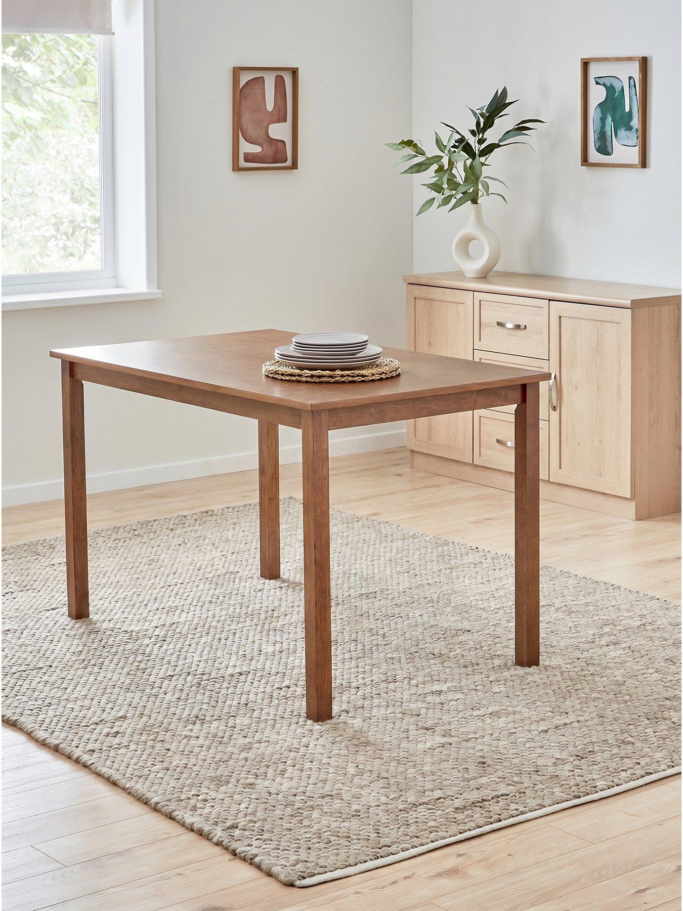 Image 1 of 4 of The Very Collection Primo&nbsp;120&nbsp;cm Dining Table - Walnut