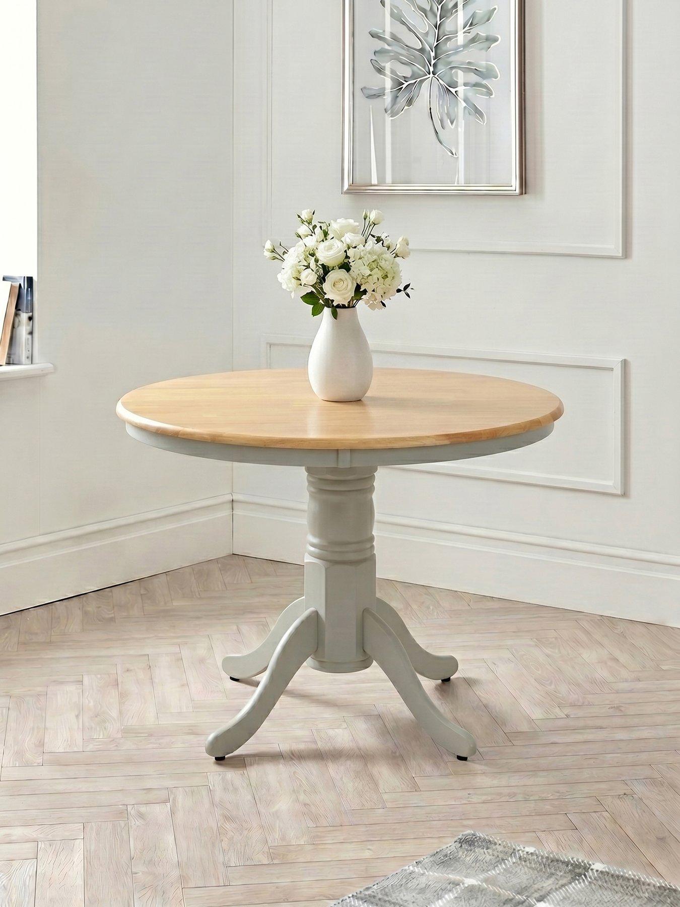 Image 1 of 5 of The Very Collection Kentucky 100cm Fixed Top Dining Table