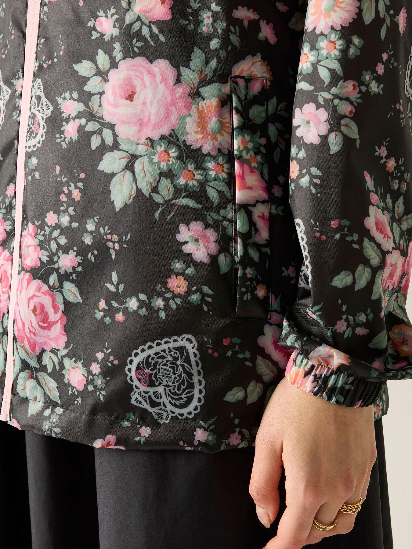 Image 6 of 7 of Regatta Ladies Cath Kidston Pack It Jacket - Black Hackney Rose