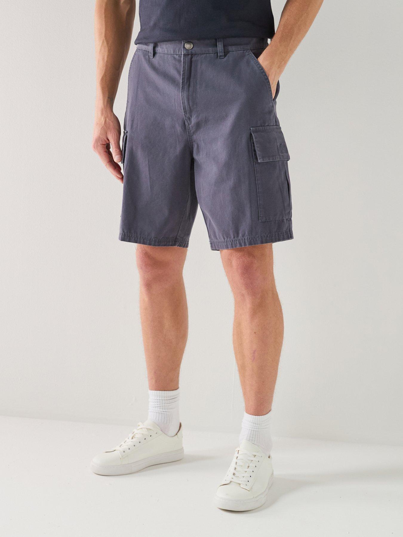 Barbour Relaxed Fit Wetheral Cargo Shorts - Navy