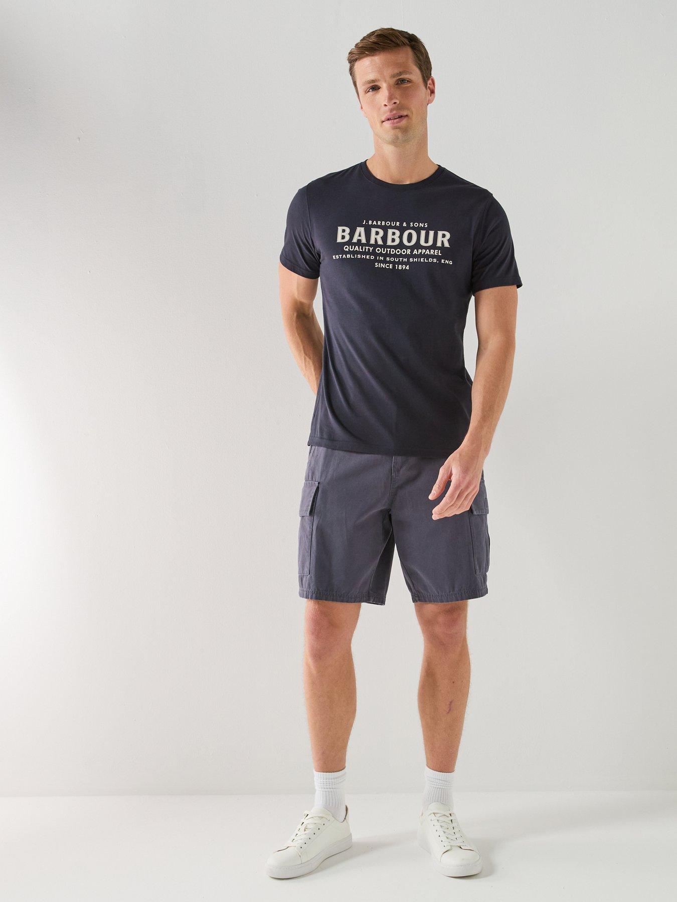 Image 6 of 6 of Barbour Relaxed Fit Wetheral Cargo Short - Navy