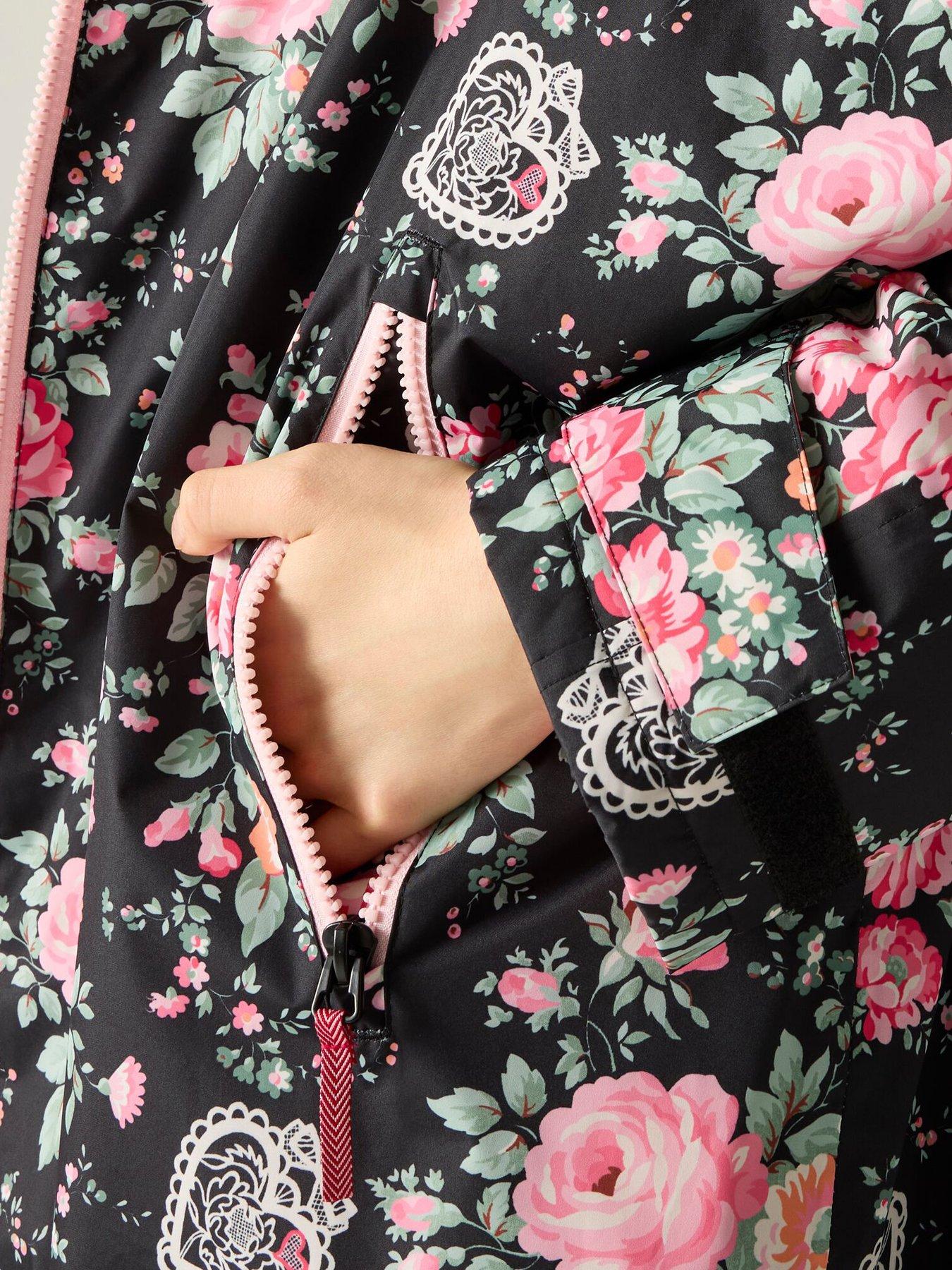 Image 4 of 7 of Regatta Ladies Cath Kidston Changing Robe - Black Hackney Rose