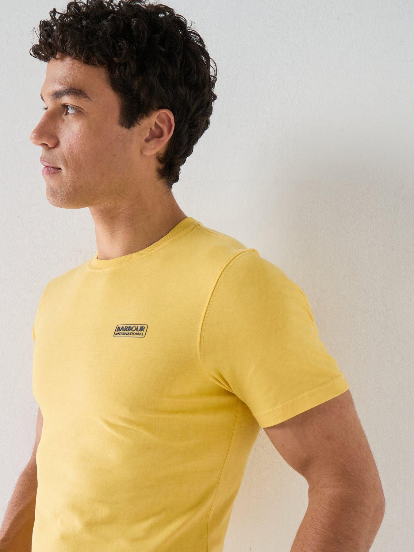 Image 4 of 5 of Barbour International Small Logo T-Shirt - Yellow