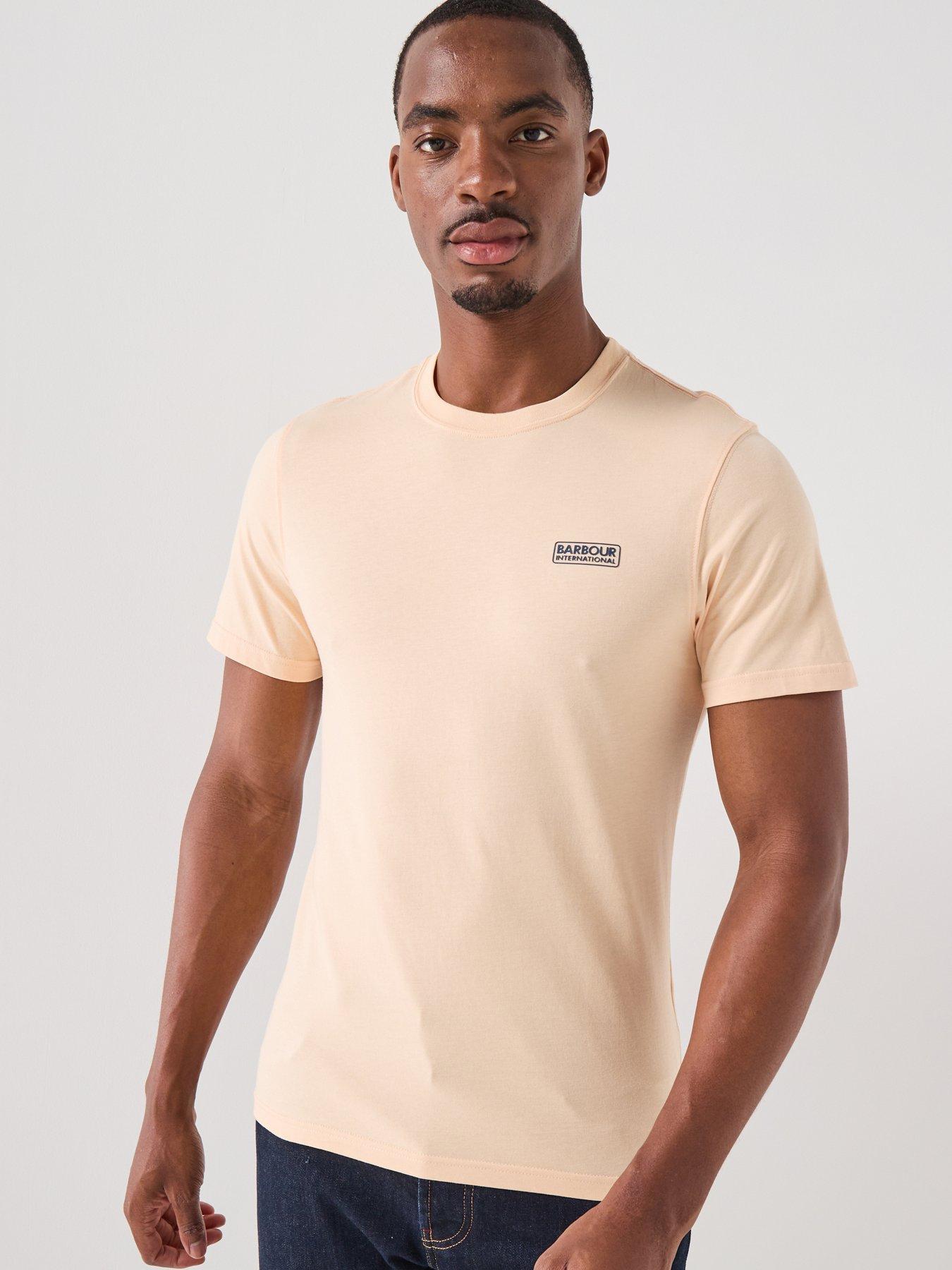 Image 1 of 5 of Barbour International Small Logo T-Shirt - Light Orange