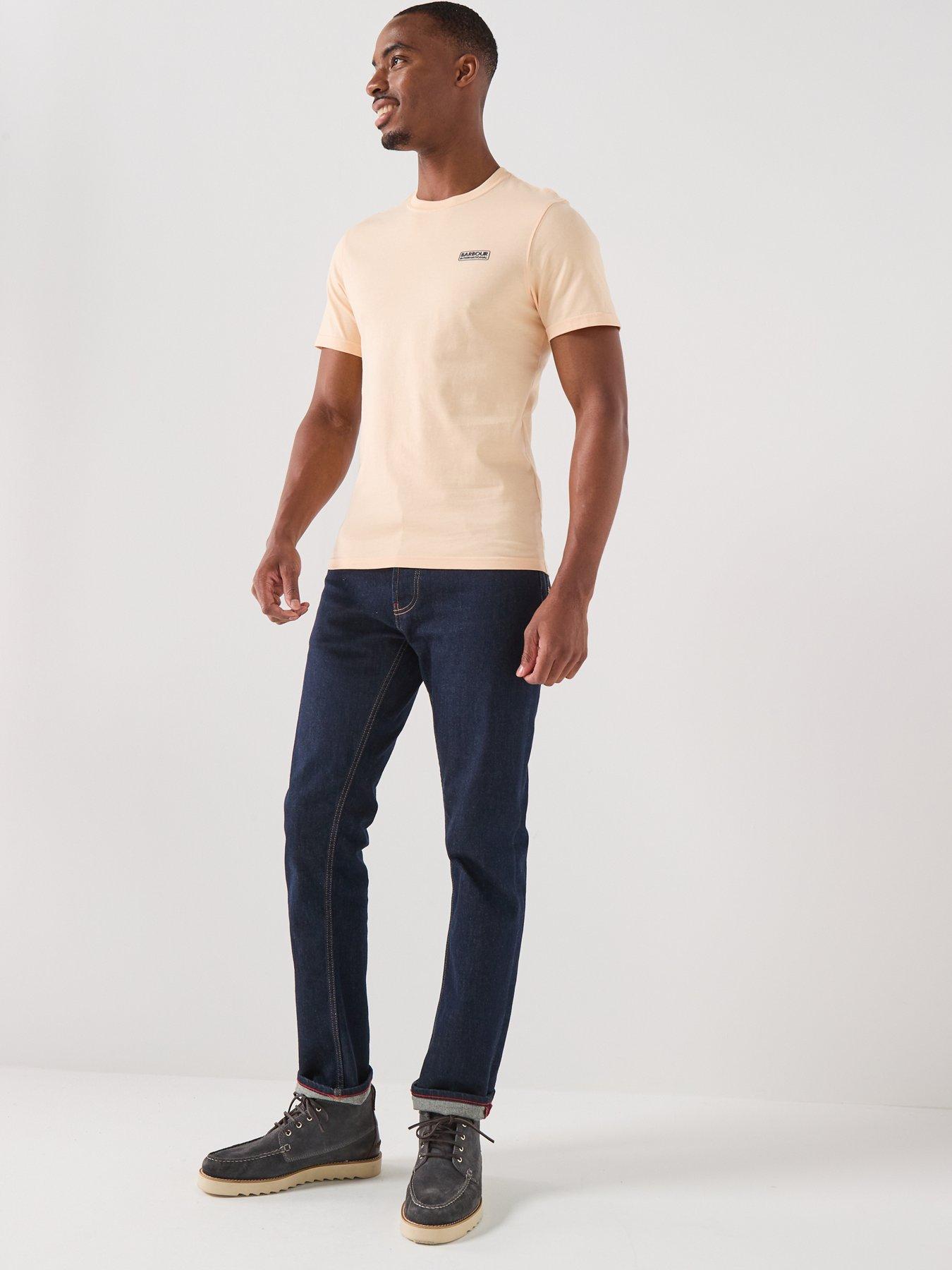 Image 4 of 5 of Barbour International Small Logo T-Shirt - Light Orange