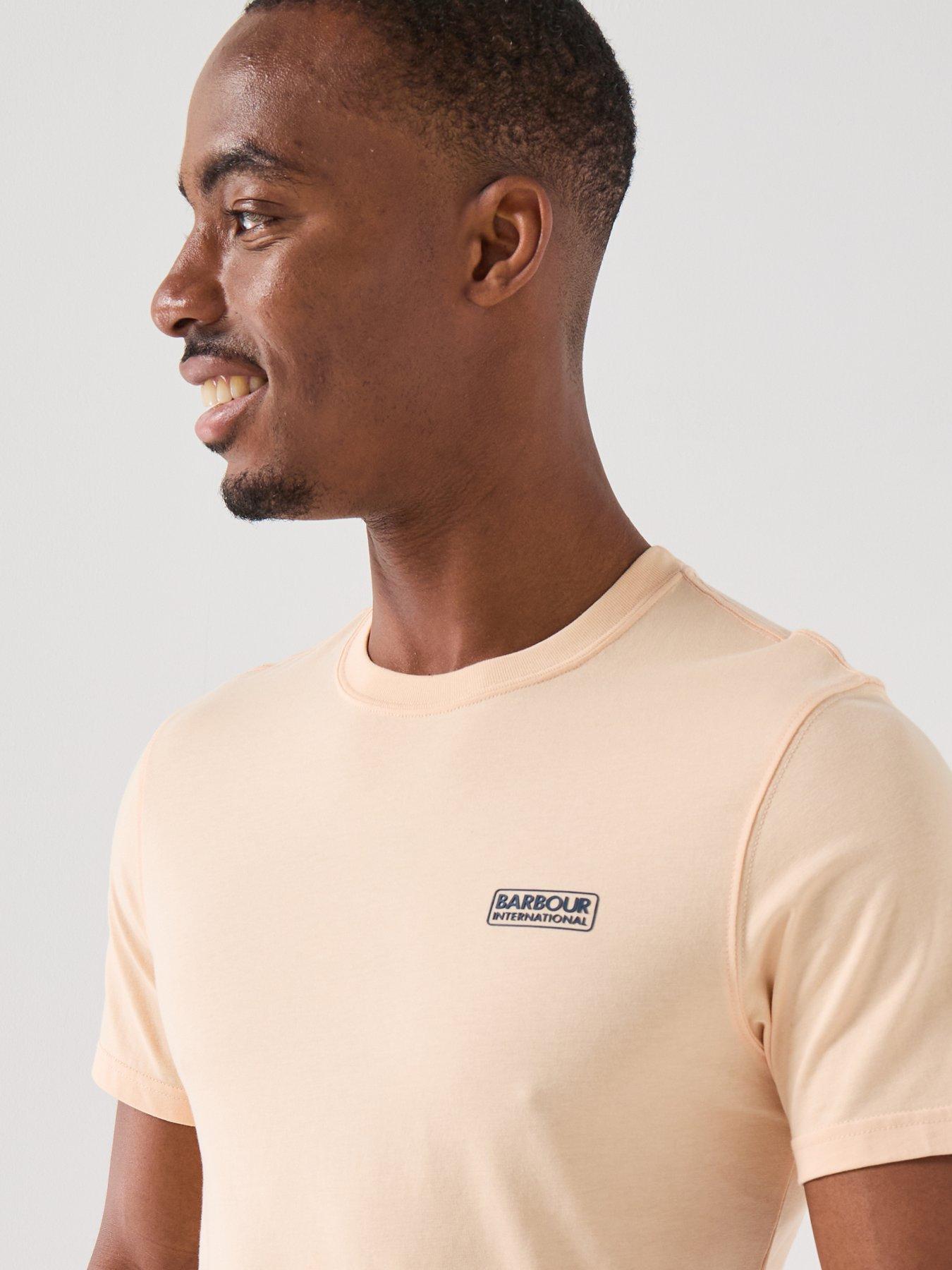 Image 5 of 5 of Barbour International Small Logo T-Shirt - Light Orange